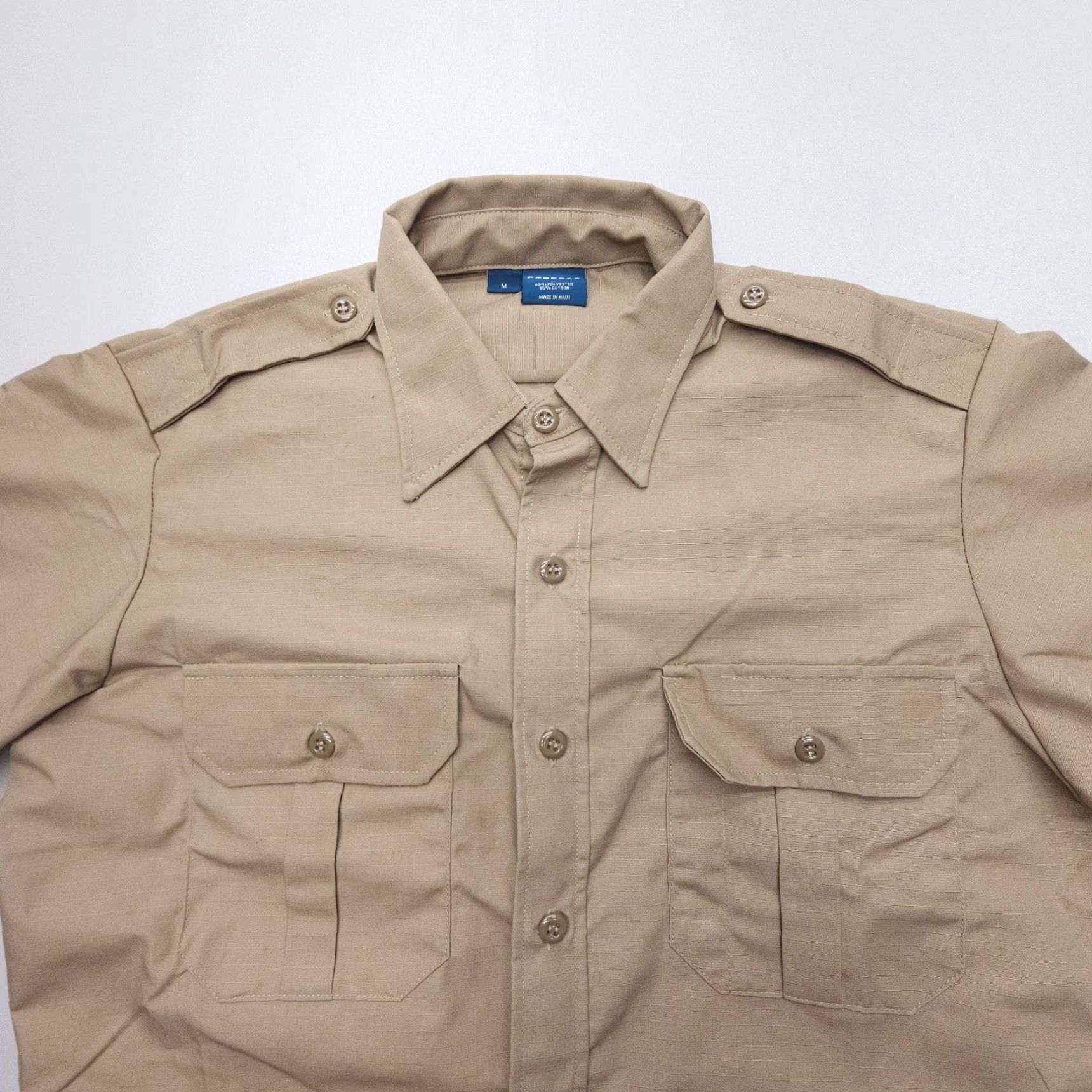 Propper PROPPER Short Sleeve Button Shirt Mens M Tan Tactical Military Ripstop Work Shirt Size US M / EU 48-50 / 2 - 4 Thumbnail