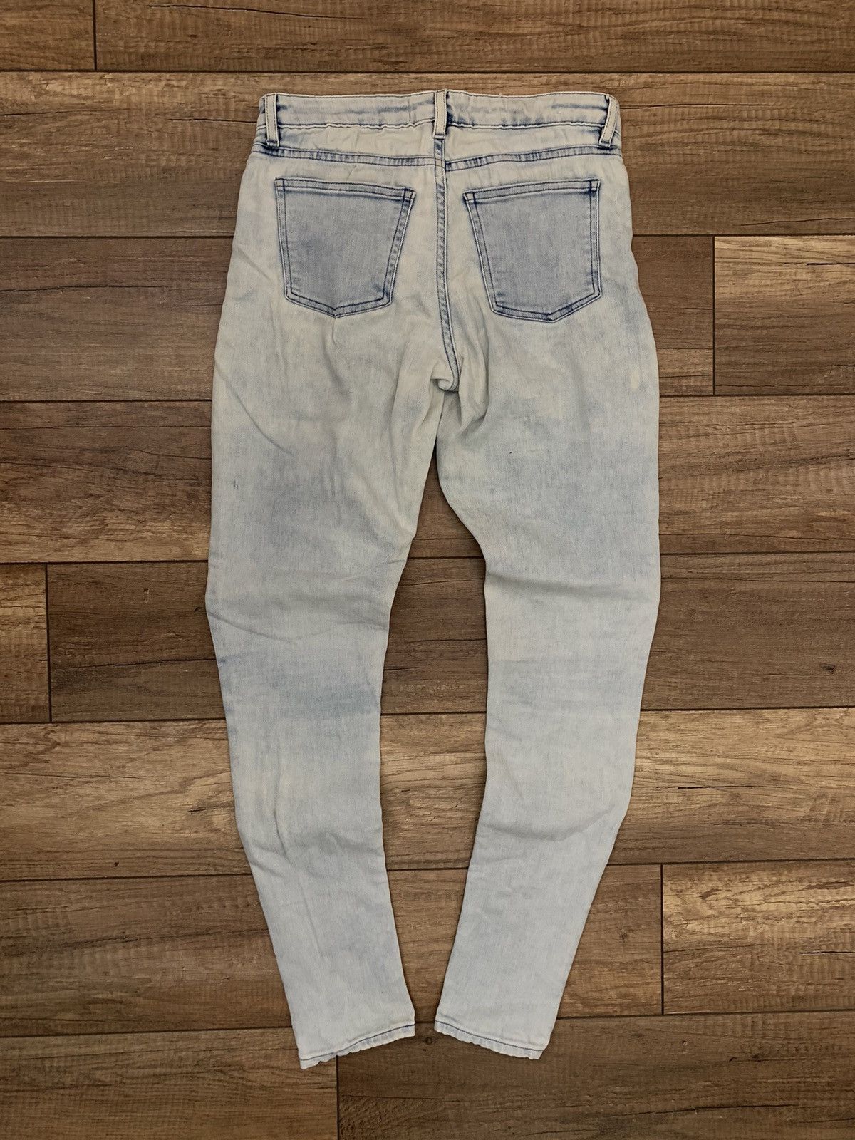 Acne Studios Acne Studios Women's Skin 5 Silver Blue Jeans Denim Pants Size 27" / US 4 / IT 40 - 3 Thumbnail