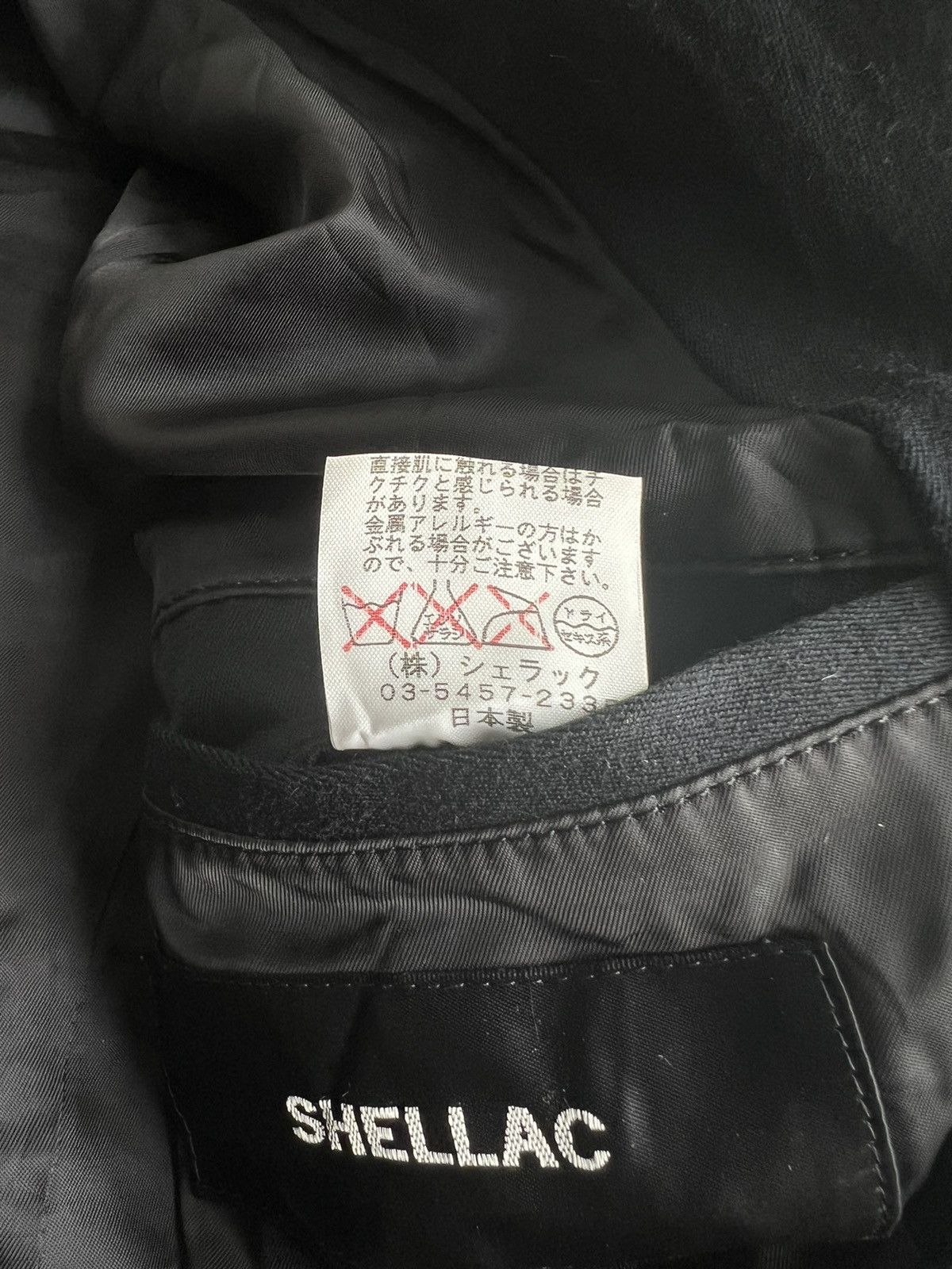 Shellac Shellac 🇯🇵 Bondage Zipper Moleskin Goth Biker Jacket Size US S / EU 44-46 / 1 - 12 Thumbnail