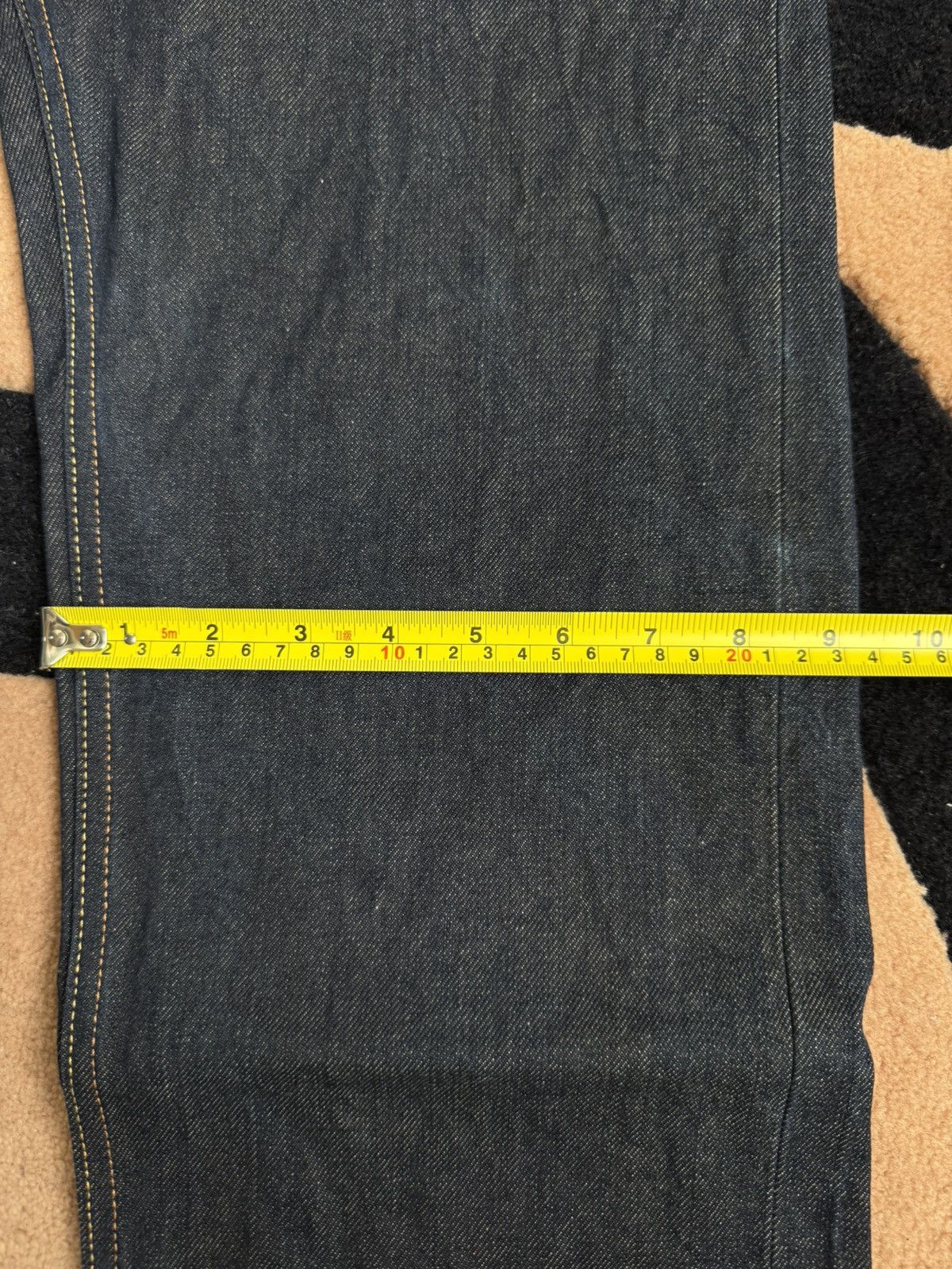 Evisu EVISU red daicock and white flower style jeans！size：31x34 Size US 31 - 11 Thumbnail