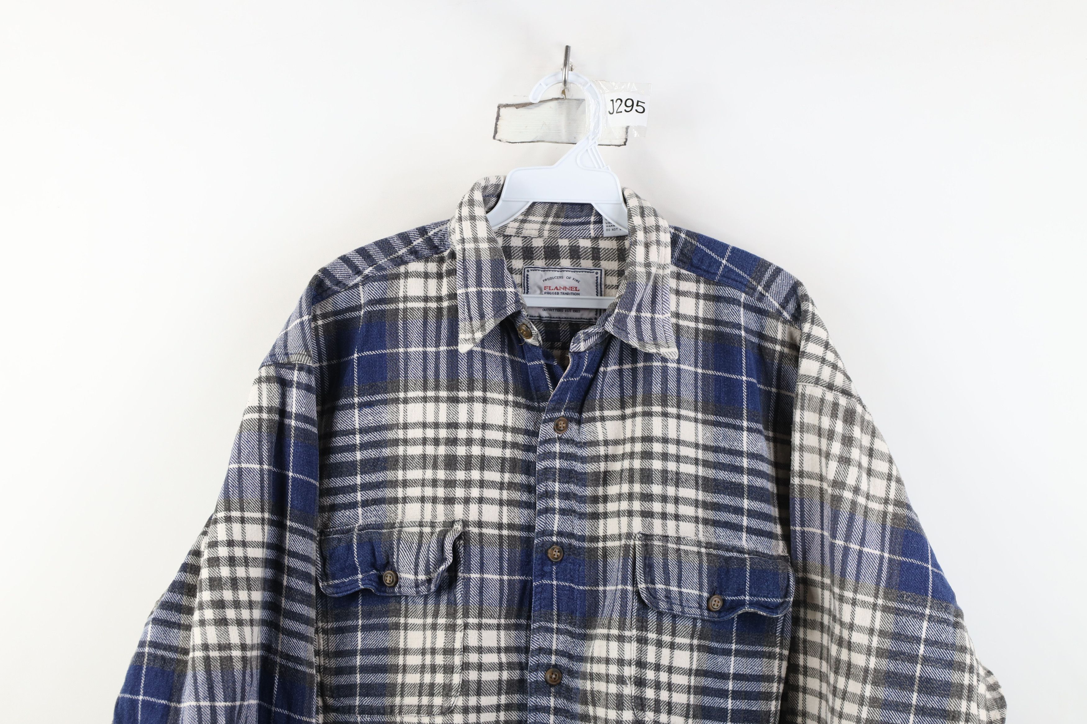American Eagle Outfitters Vintage 90s American Eagle Outfitters Flannel Button Shirt Size US L / EU 52-54 / 3 - 2 Thumbnail