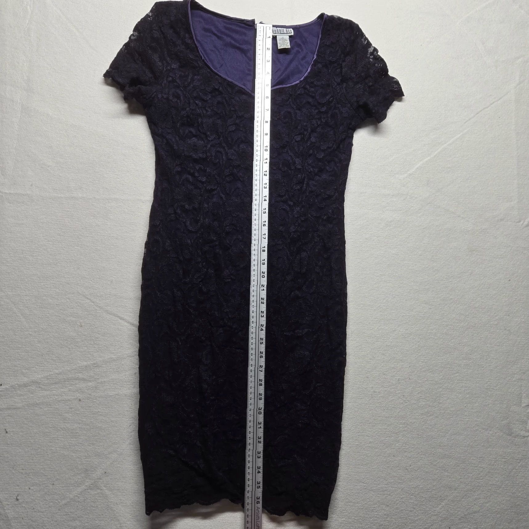 Vintage Robbie Bee Womens Strapless Midi Dress Size 12 Lined Floral Party Dress Size XL / US 12-14 / IT 48-50 - 7 Thumbnail