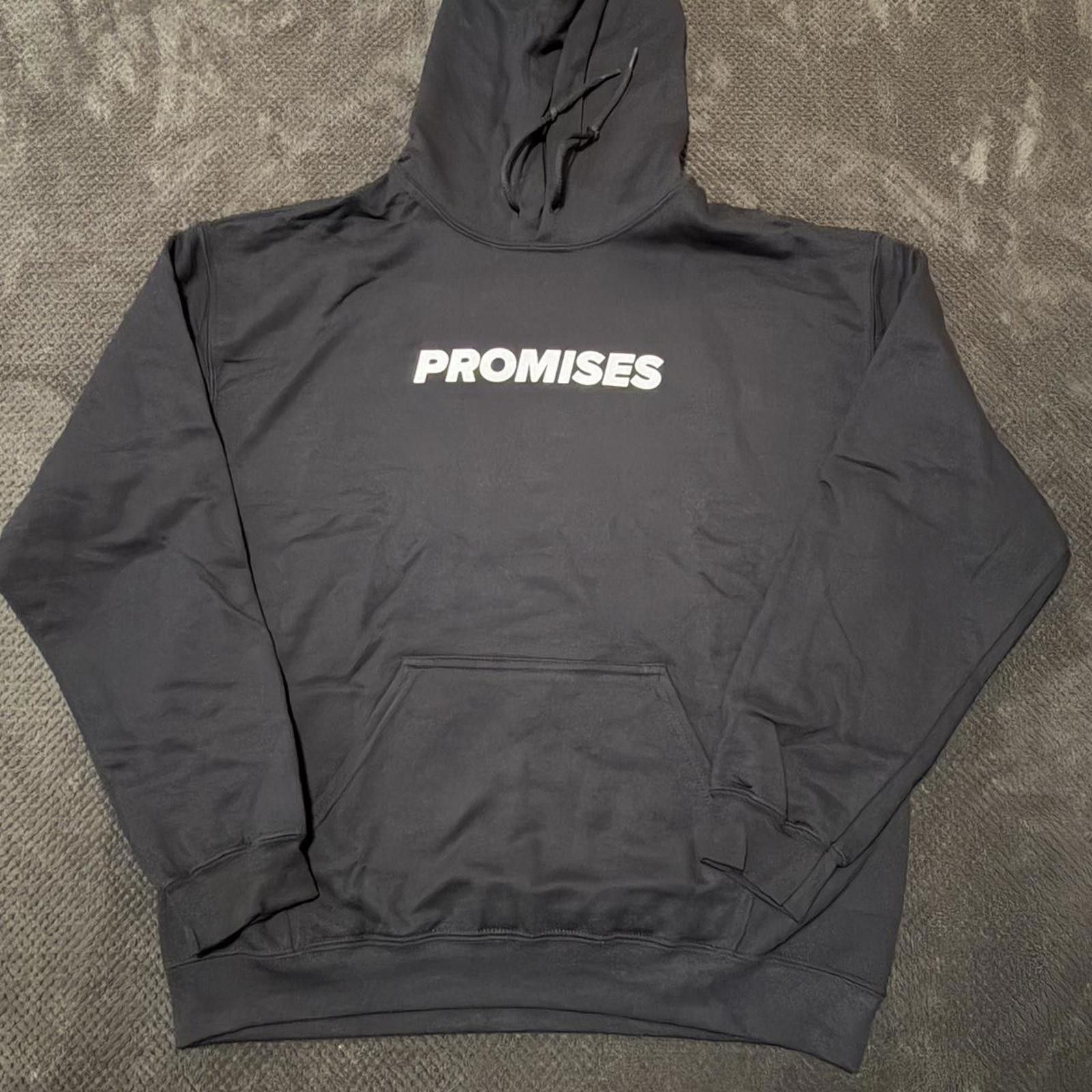 Men's Black and Navy Hoody