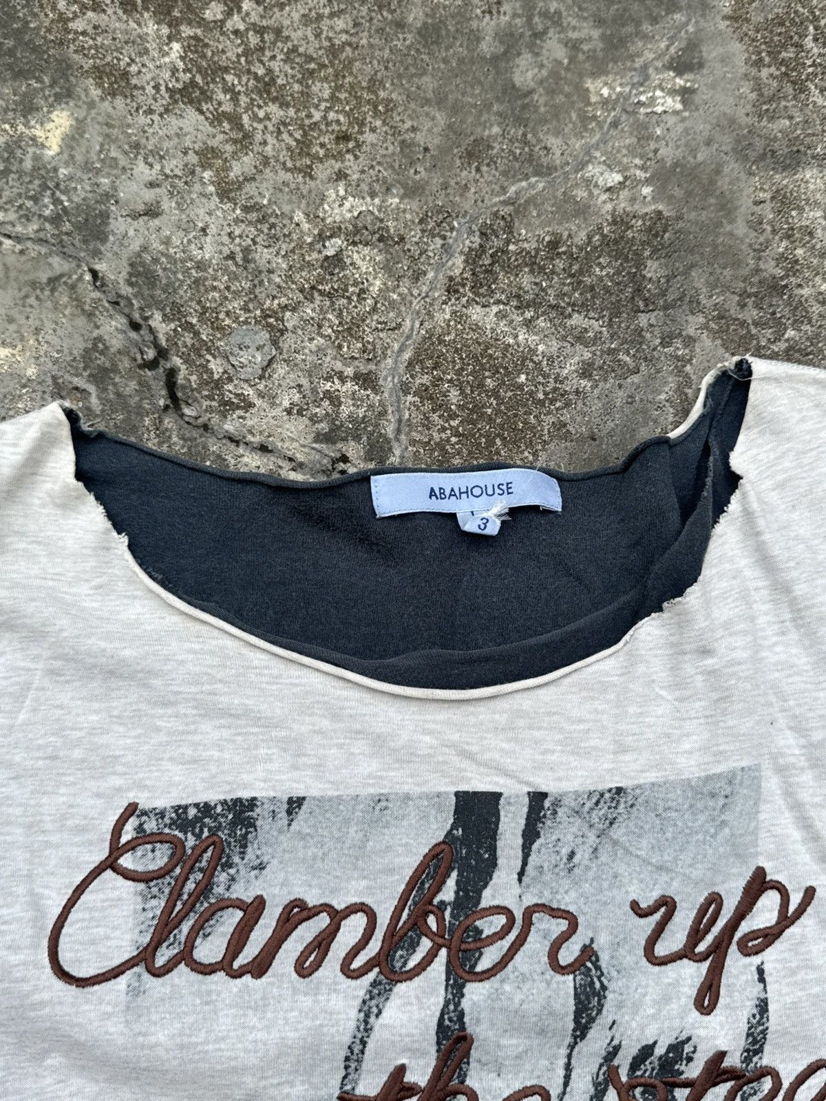 ABAHOUSE Abahouse Double Layers Tees Size US M / EU 48-50 / 2 - 5 Thumbnail