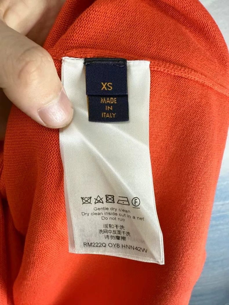 Louis Vuitton Louis Vuitton Red Short Sleeve Knitted XS-2507 Size US XS / EU 42 / 0 - 4 Thumbnail