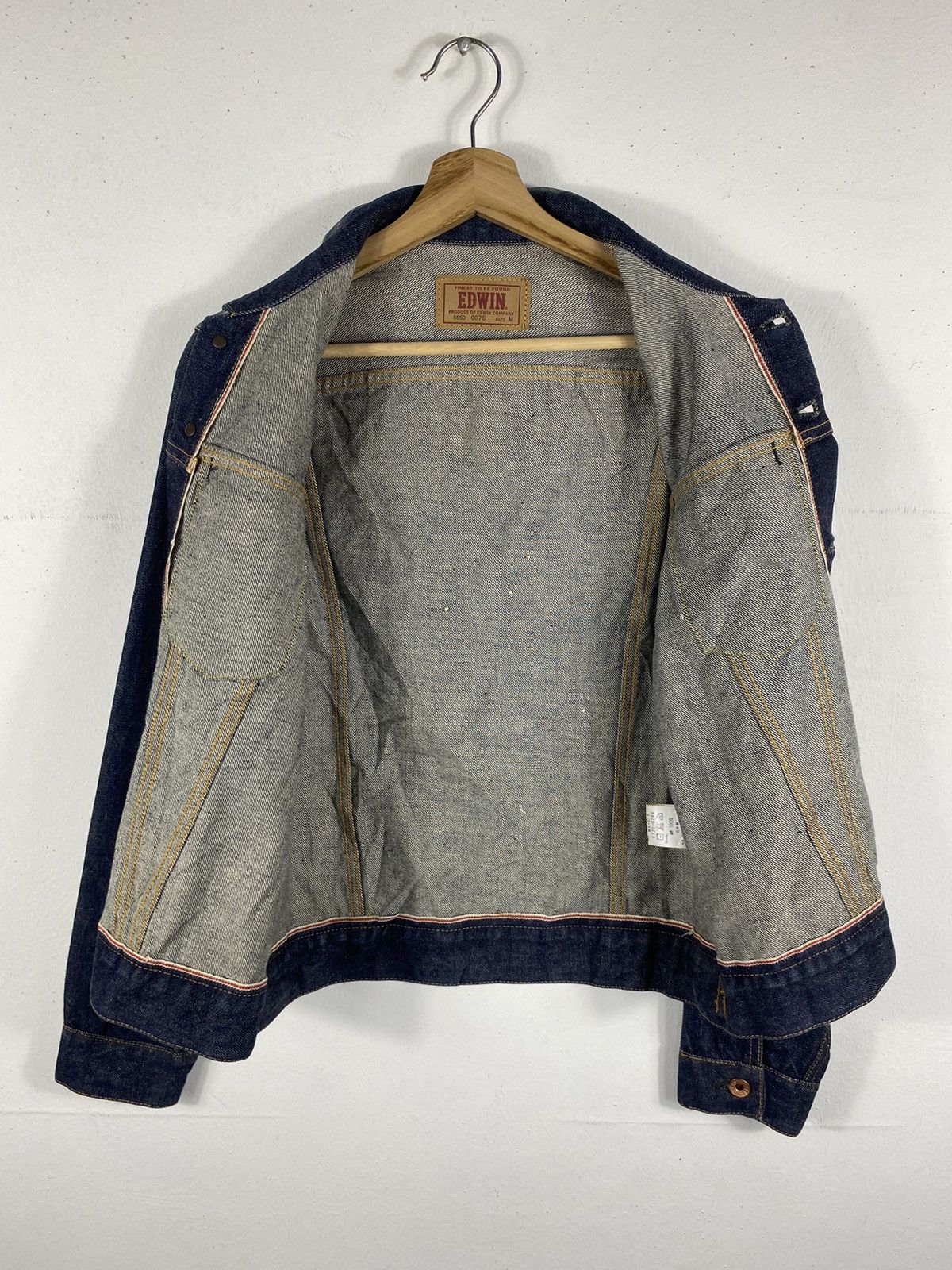 Edwin Sun Faded Edwin Selvedges Denim Button Jacket Size US M / EU 48-50 / 2 - 6 Thumbnail