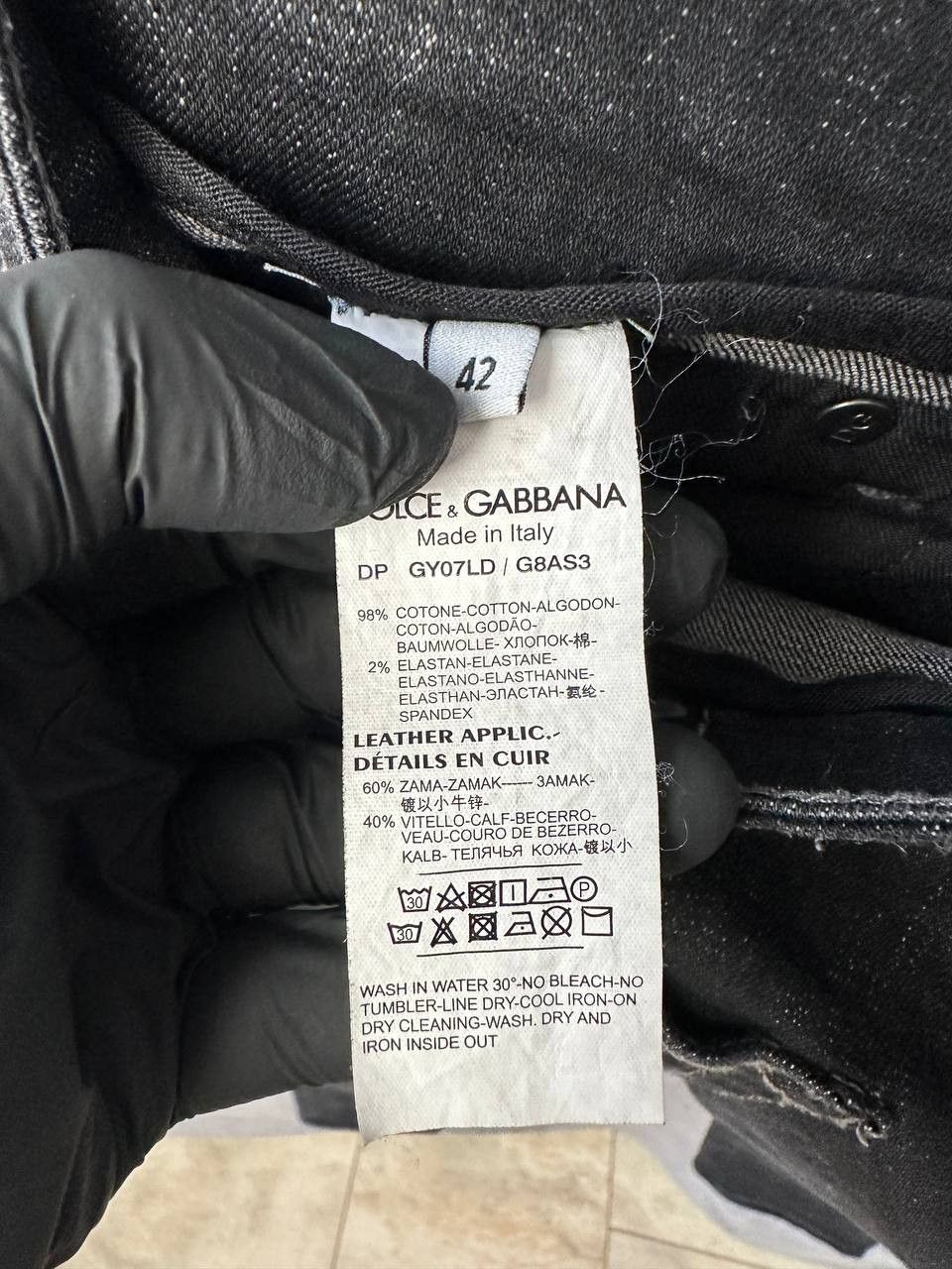 Dolce & Gabbana Dolce Gabbana Pants Distressed 5-Pockets Jeans SLIM Size US 28 / EU 44 - 13 Thumbnail
