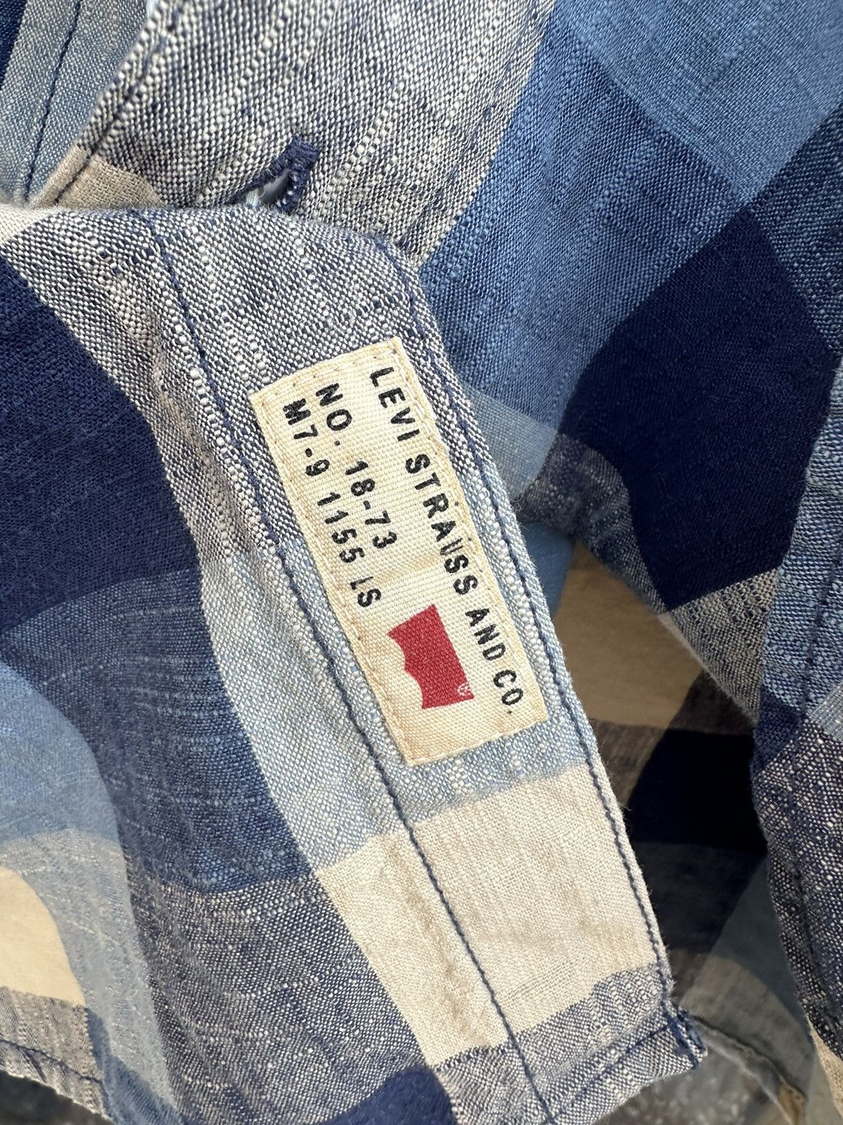 Levi's × Levi's Vintage Clothing × Vintage Gorgeous Levi’s vintage flannel patchwork Shirt Size US M / EU 48-50 / 2 - 10 Thumbnail