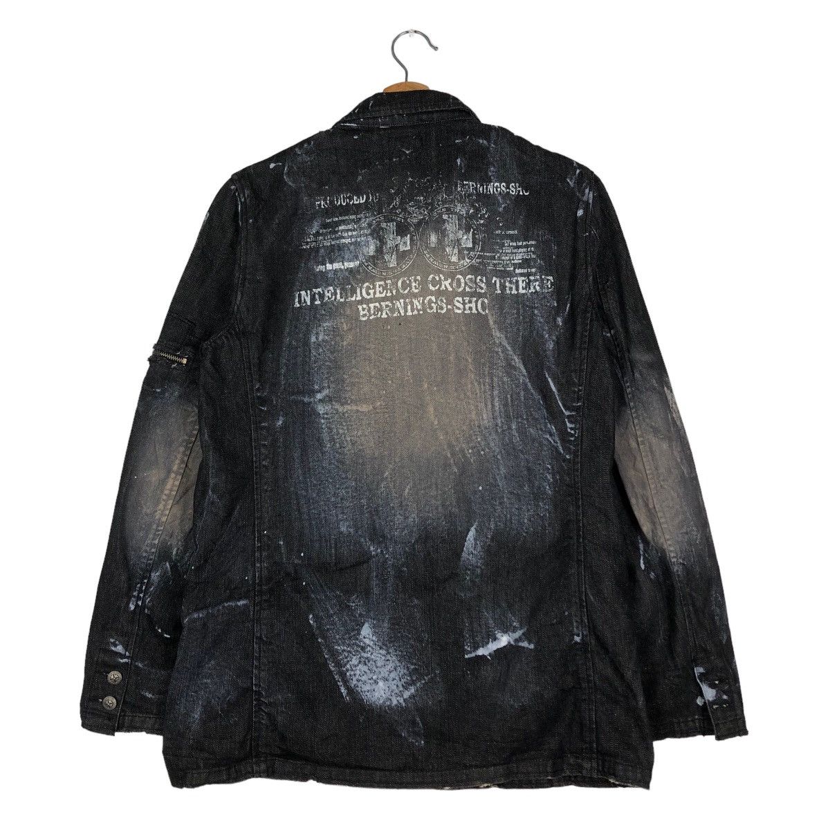Hysteric Glamour 🔥Berning Sho Japan Punk Biker Jacket Distressed Style Size US M / EU 48-50 / 2 - 8 Thumbnail