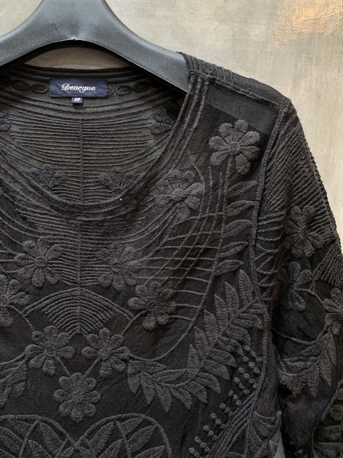 If Six Was Nine Y2K Lace Up Mesh Top Size US M / EU 48-50 / 2 - 4 Thumbnail