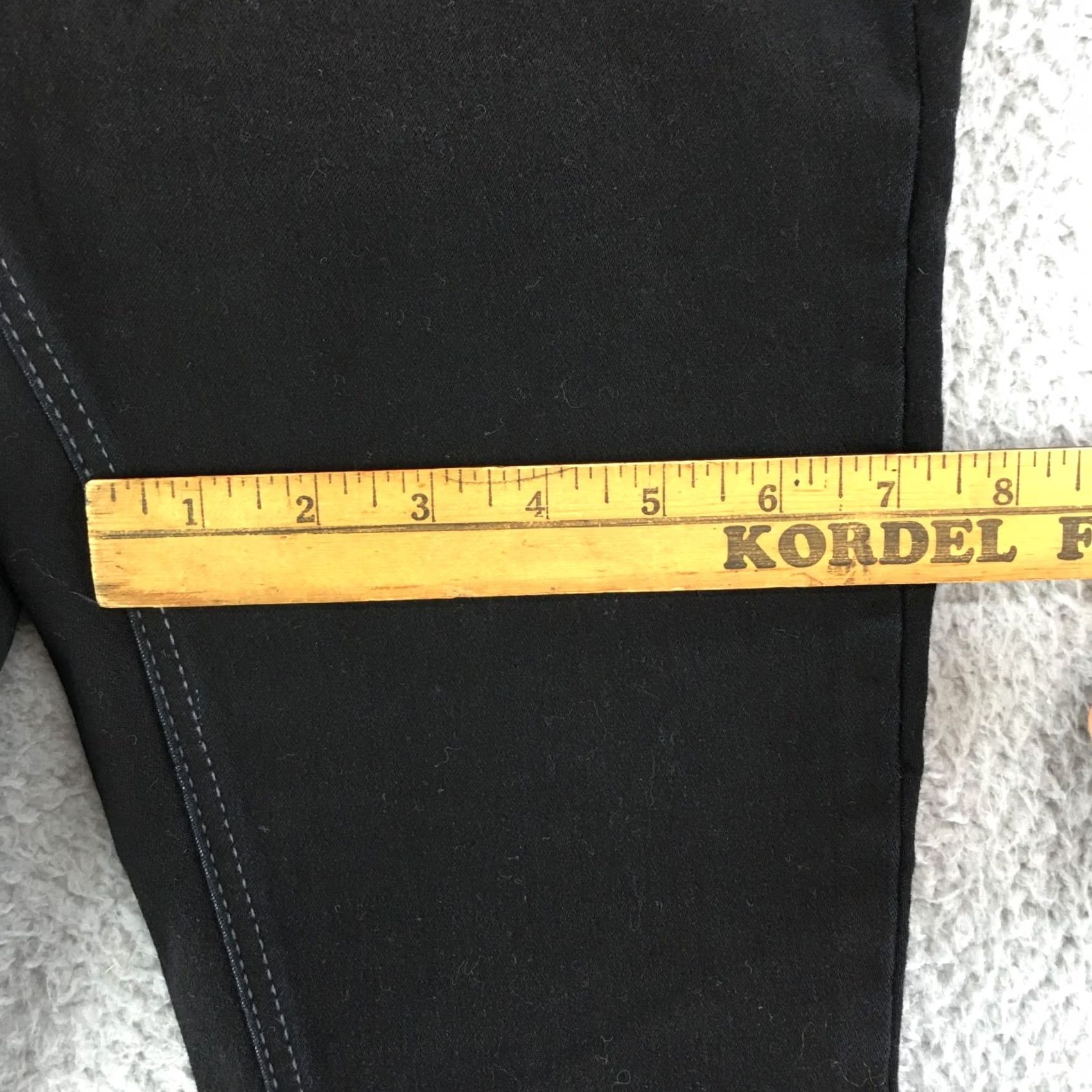 Vintage Mudd Love Peace Happiness Skinny Jeans Womens 5 Black Denim Low Rise Button Zip Size 27" / US 4 / IT 40 - 6 Thumbnail