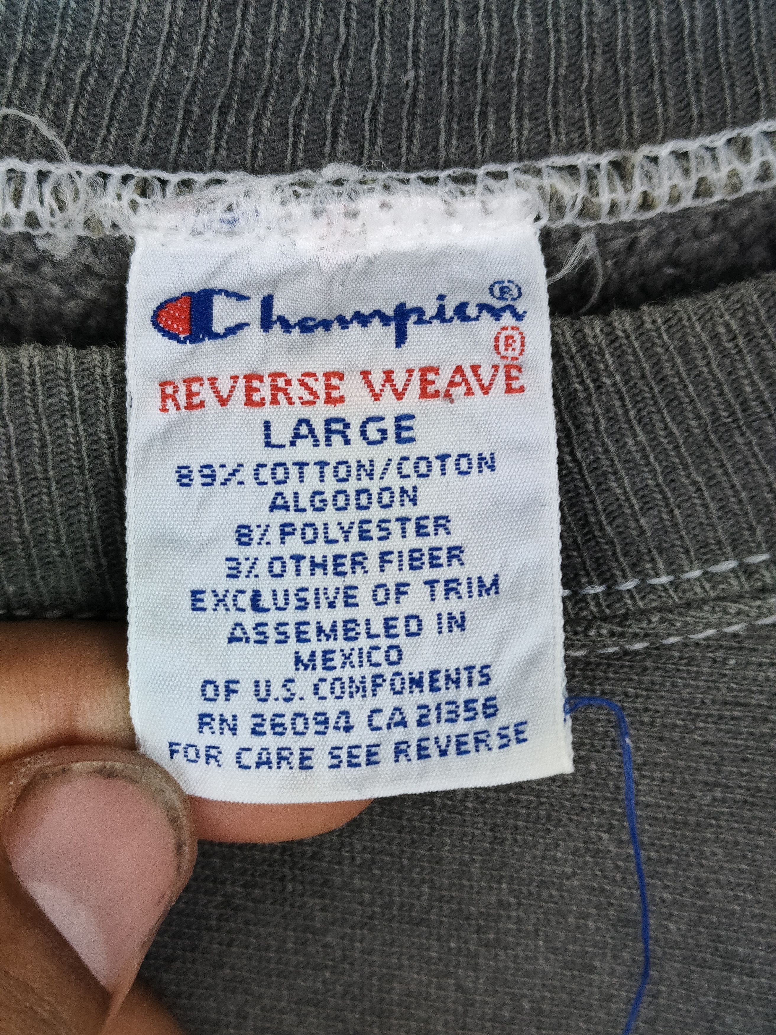 Champion Vintage 90s Champion Reverse Weave Sweatshirt Size US L / EU 52-54 / 3 - 3 Thumbnail