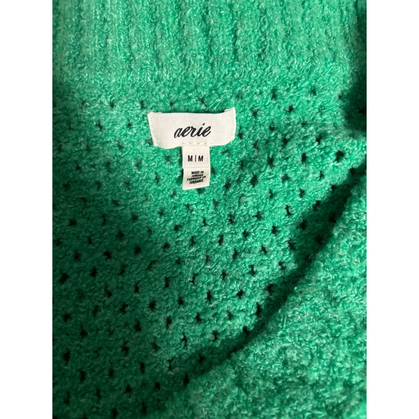 Other AERIE Women’s Open Weave Oversized V-Neck Sweater | Size M Size M / US 6-8 / IT 42-44 - 8 Thumbnail