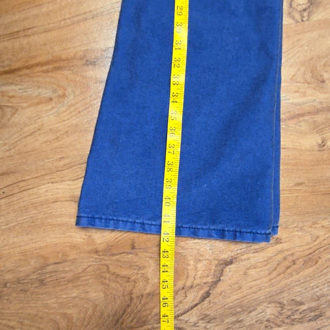 Lee Vintage Lee Dungarees Hipster Jeans Flare Leg Blue Denim 9 M Size 30" / US 8 / IT 44 - 18 Thumbnail