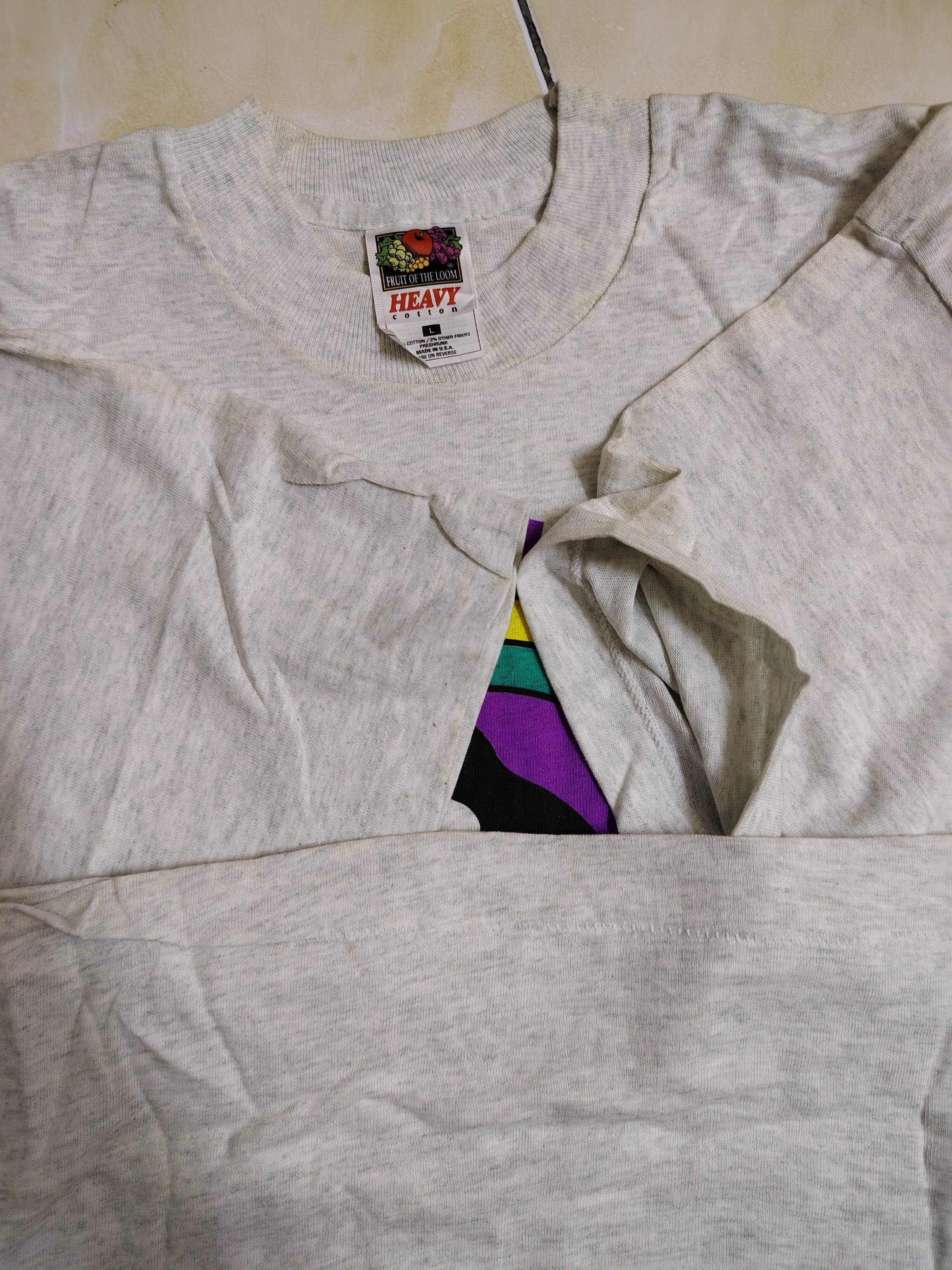 Fruit Of The Loom GRAPHIC TEE PENGUIN Size US L / EU 52-54 / 3 - 8 Thumbnail
