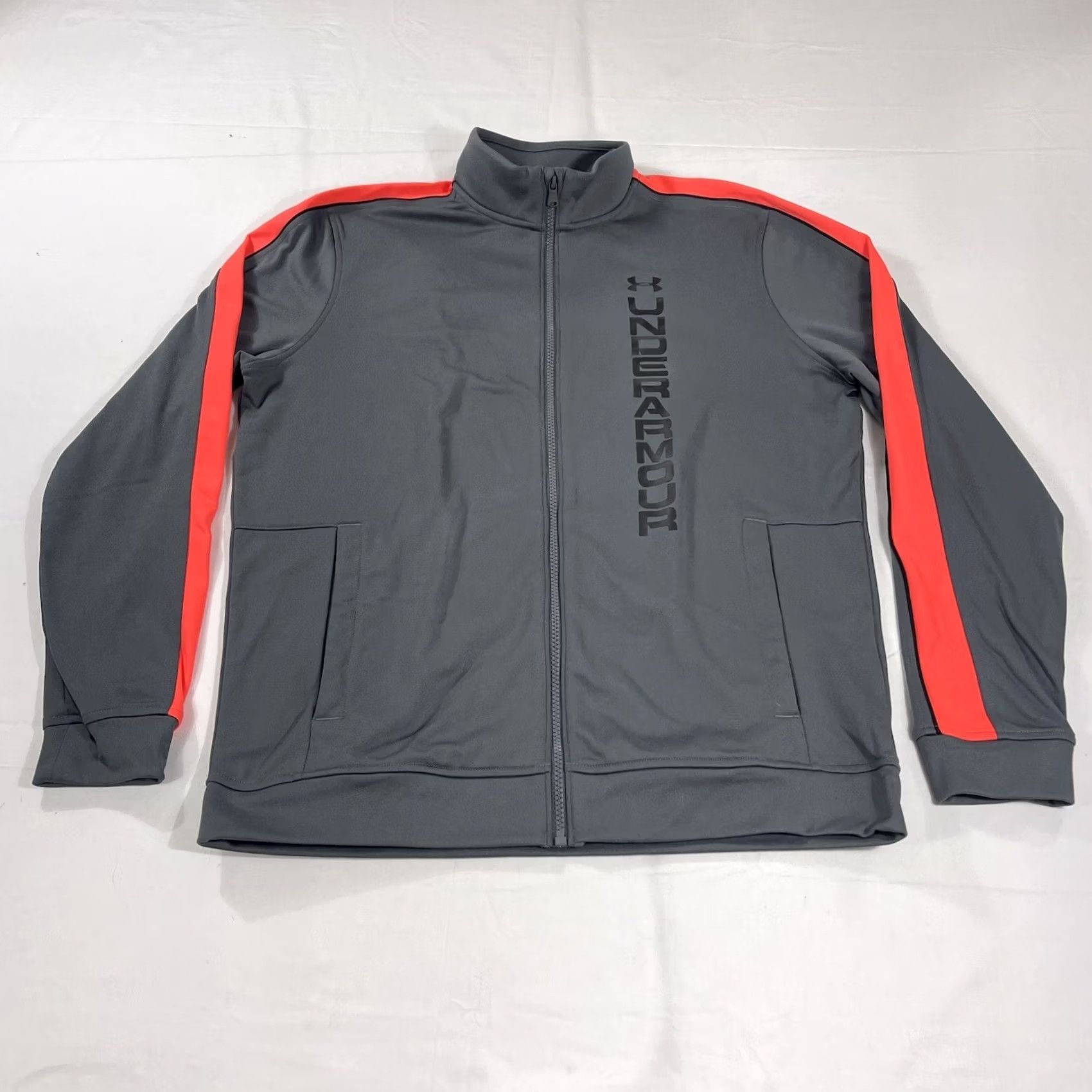 Under Armour Under Armour Unstoppable Track Jacket Mens M Gray Full Zip Pockets Logo 1345611 Size US M / EU 48-50 / 2 - 2 Thumbnail