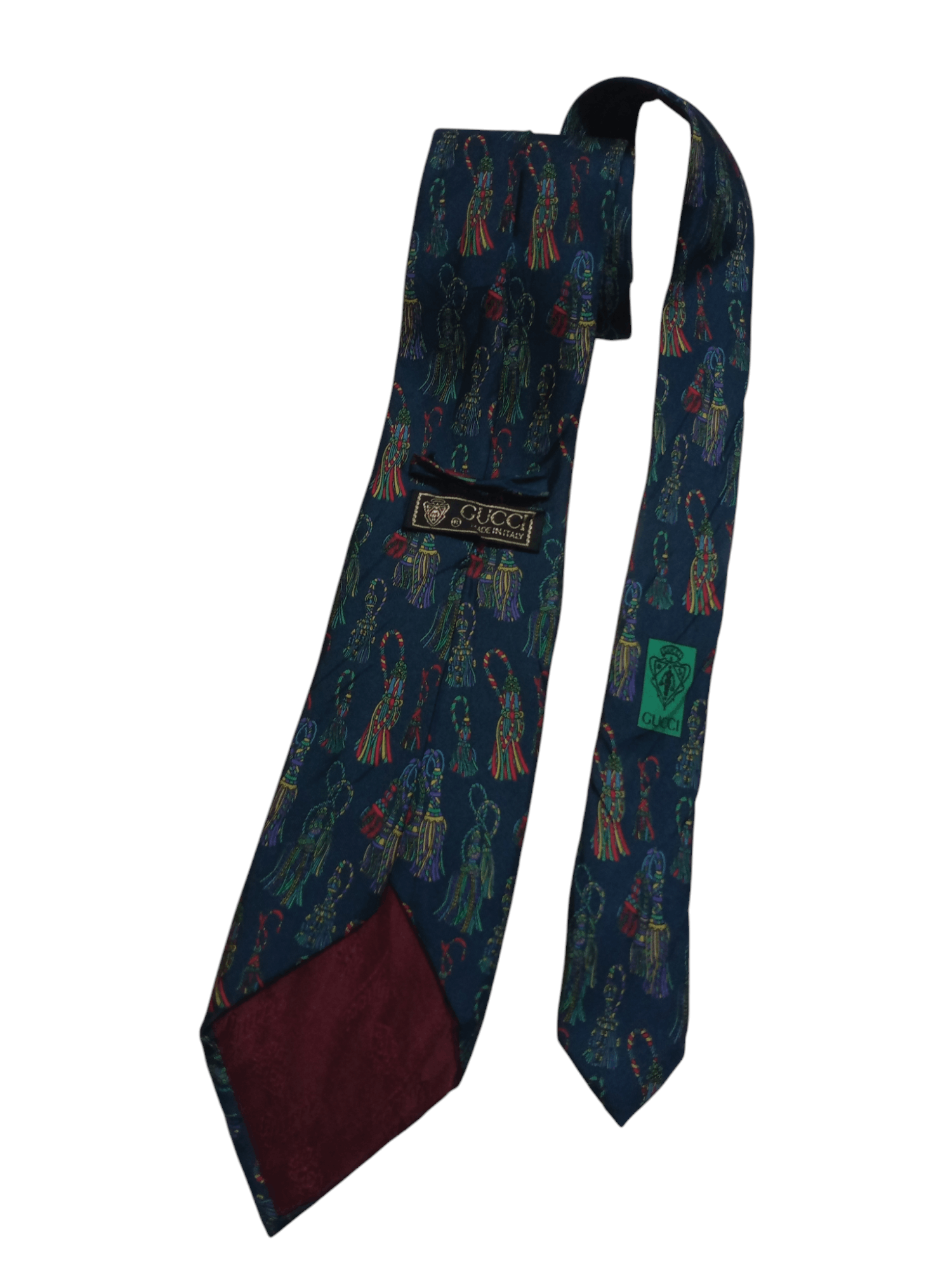 Gucci Rare Vintage GUCCI Silk Tie Size ONE SIZE - 3 Thumbnail