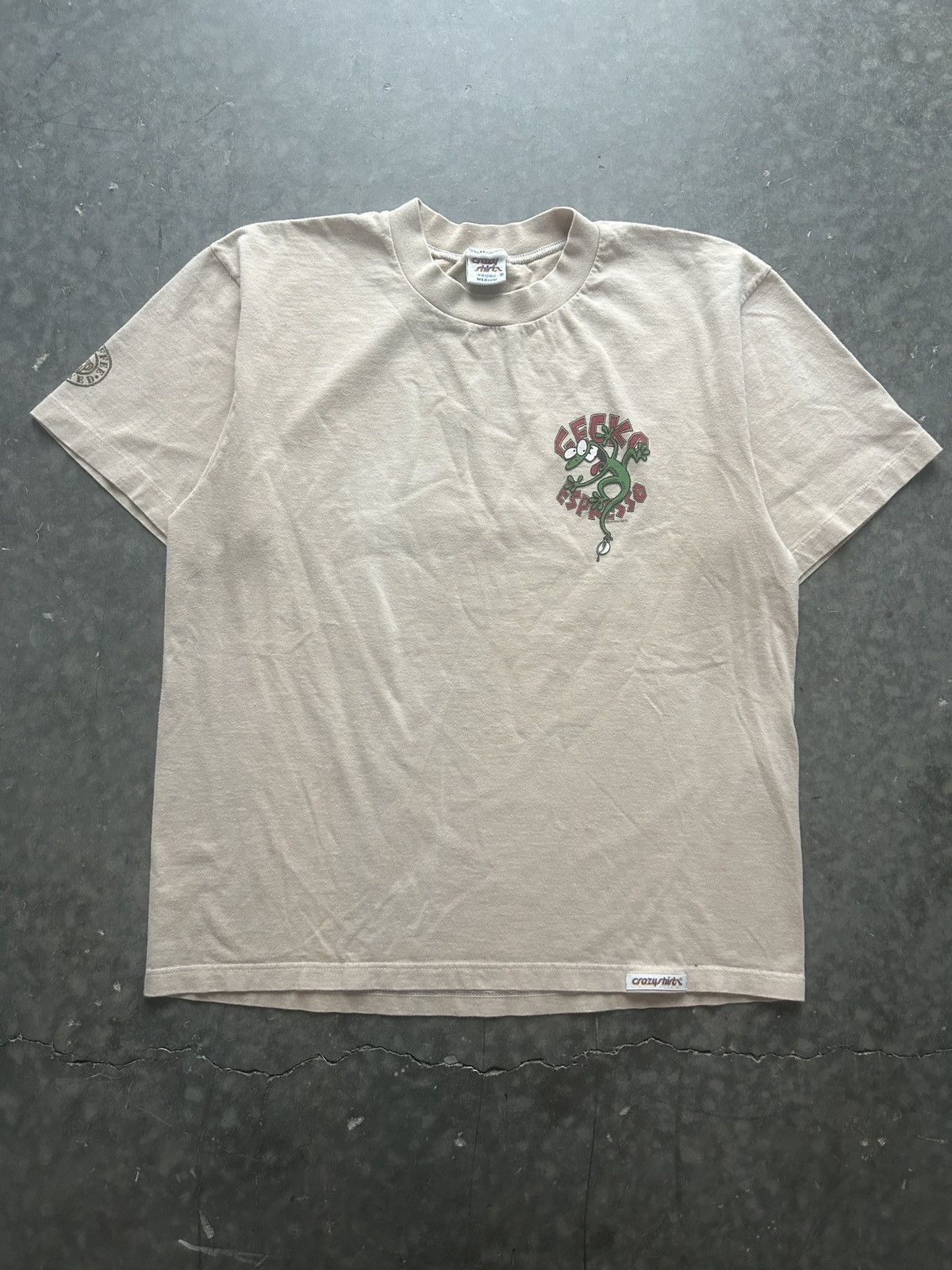 Vintage Vintage 90s Gecko Espresso Coffee Tee Size US M / EU 48-50 / 2 - 3 Thumbnail