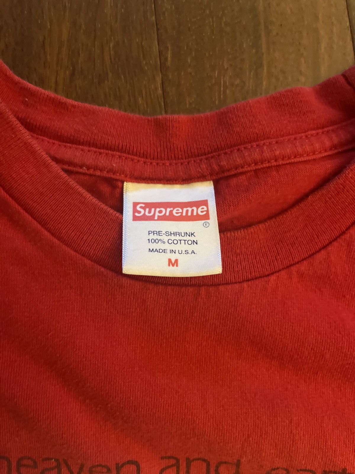 Supreme Suprem Heaven and Earth Tee Size US M / EU 48-50 / 2 - 2 Thumbnail