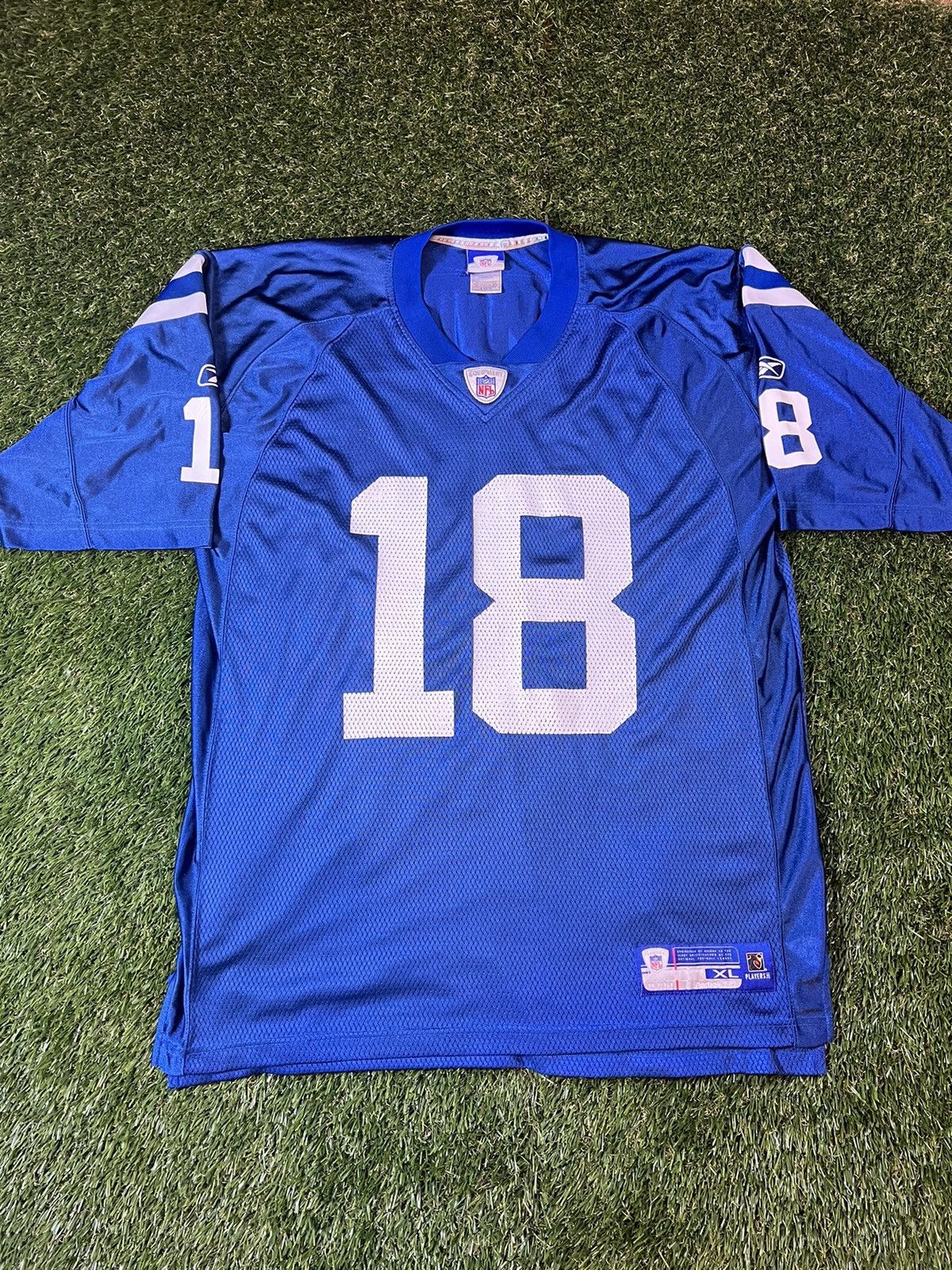 Reebok Vintage Y2K Indianapolis Colts Peyton Manning NFL Jersey Size US XL / EU 56 / 4 - 1 Thumbnail