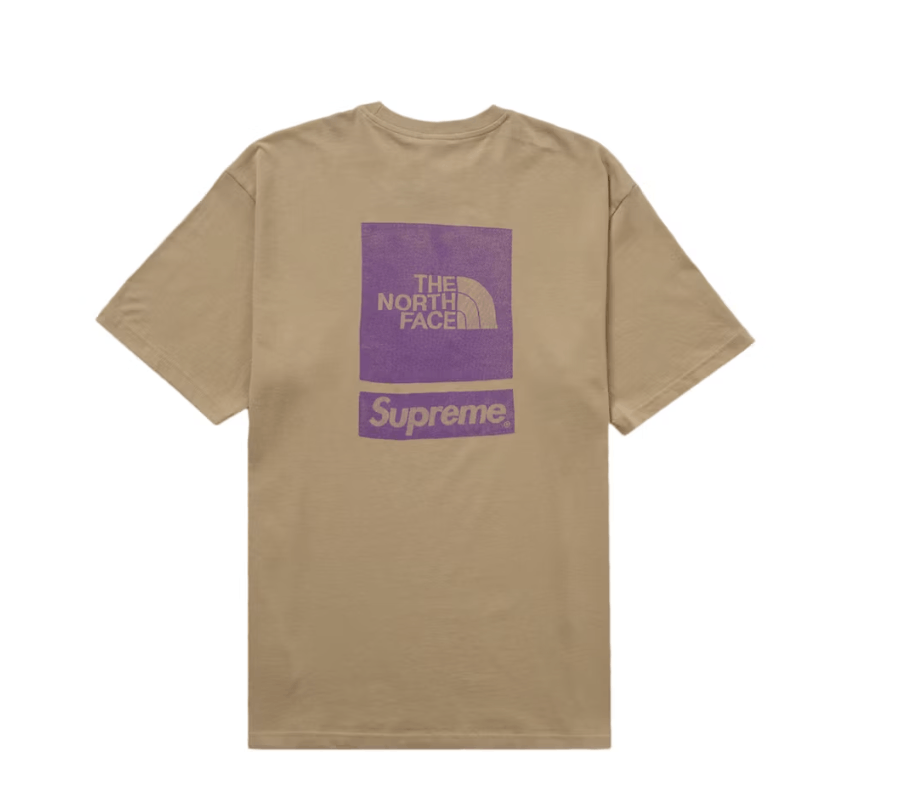 Supreme × The North Face Supreme The North Face S/S Tee in Khaki Size US S / EU 44-46 / 1 - 1 Thumbnail