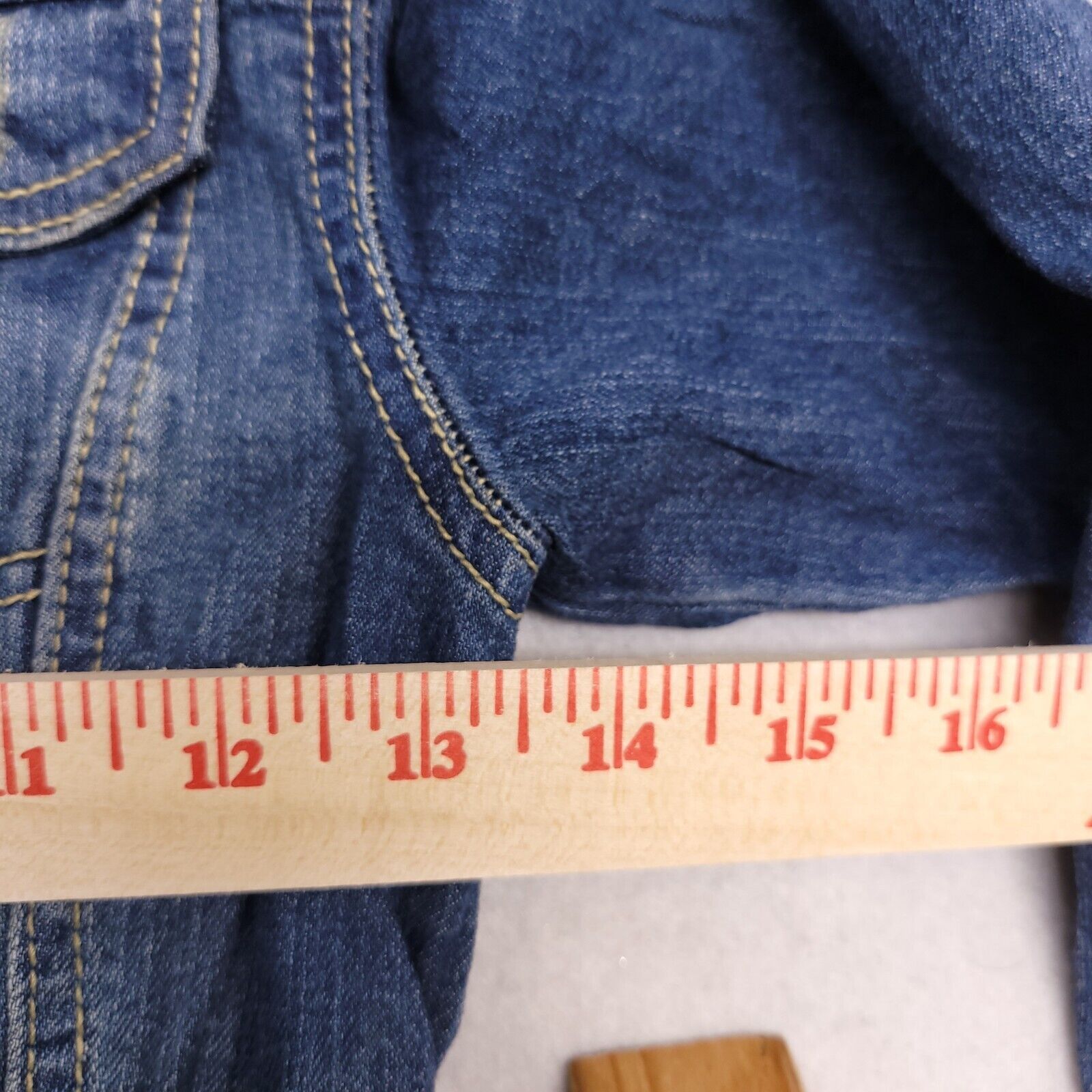 Mossimo Mossimo Button Up Denim Jacket Womens Size Extra Small Blue Size XS / US 0-2 / IT 36-38 - 8 Thumbnail
