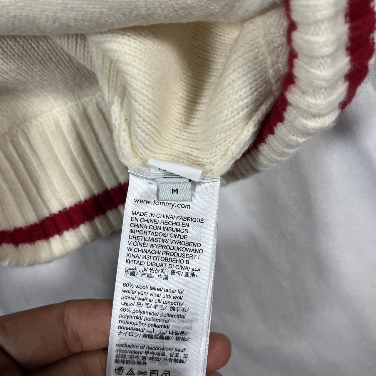 Tommy Hilfiger The Sofia Capsule Wool Blend Bomber Jacket Size M / US 6-8 / IT 42-44 - 5 Thumbnail