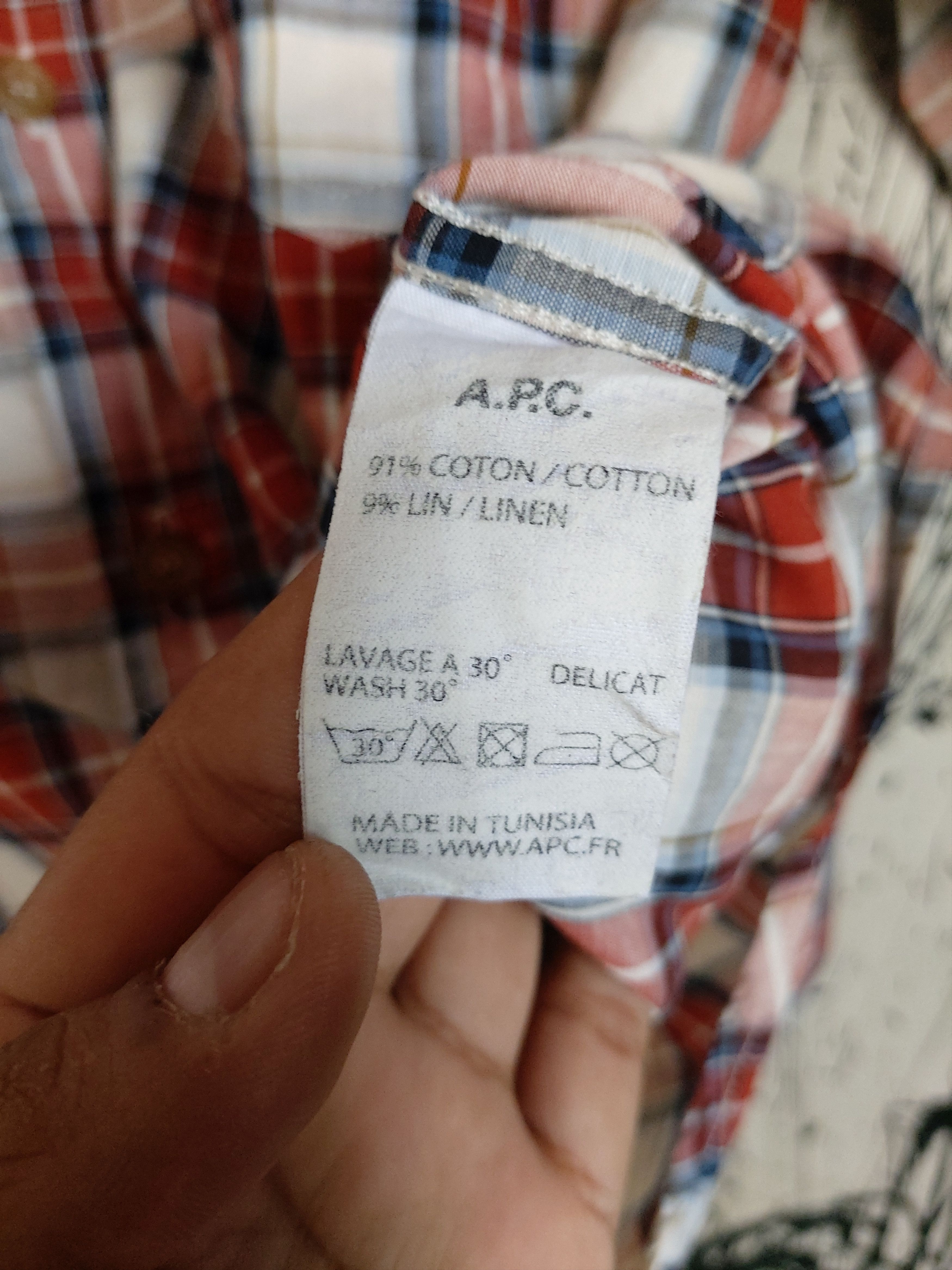 A.P.C. A.P.C. BUTTON UP SHIRT DOUBLE POCKET Size US S / EU 44-46 / 1 - 5 Thumbnail