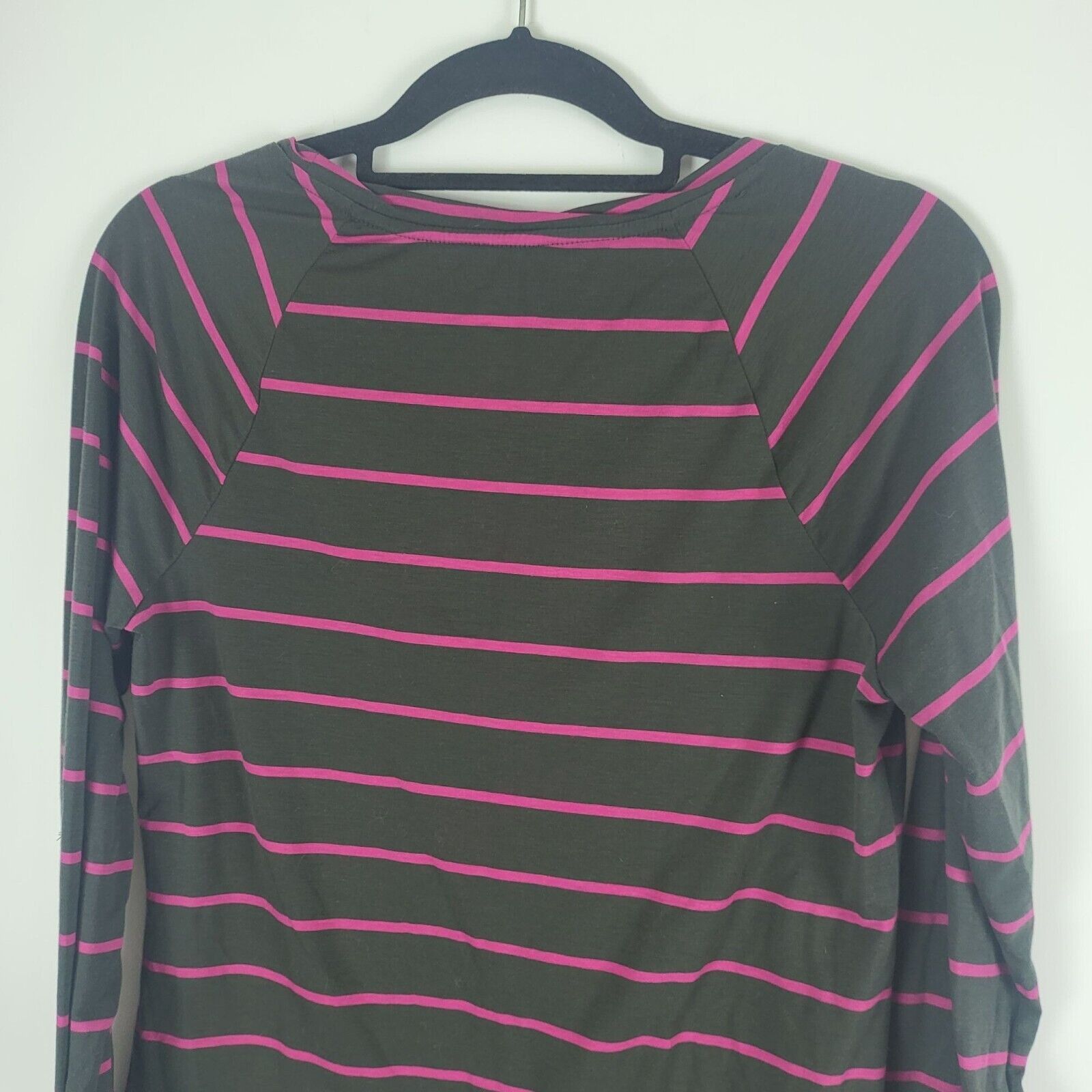 Rei REI Top M Womens Long Roll Tab Sleeve Brown Pink Striped Size M / US 6-8 / IT 42-44 - 9 Thumbnail