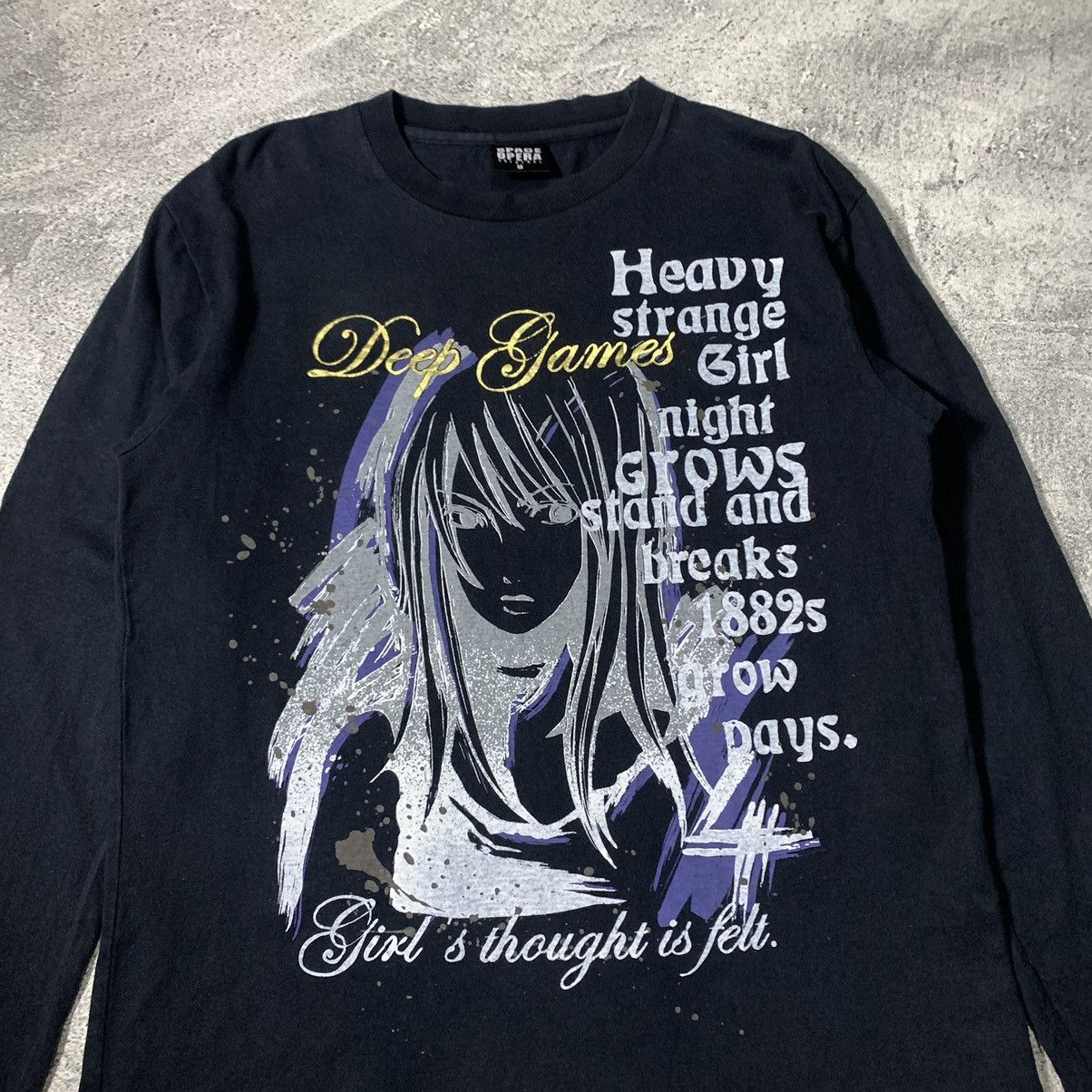 Japanese Brand 💸Japanese Gothic Poem LongSleeve Space Opera💸 Size US M / EU 48-50 / 2 - 5 Thumbnail