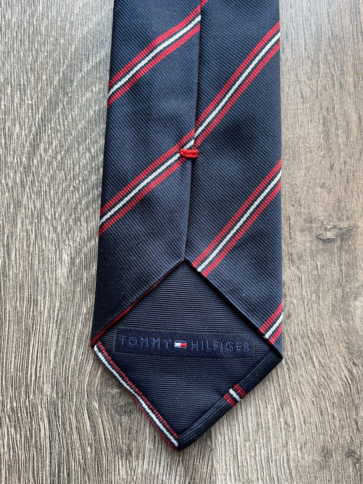 Tommy Hilfiger × Vintage ❤️NEW! Luxury Tommy Hilfiger Tie Ties T/H Vintage Streetwear Size ONE SIZE - 4 Thumbnail