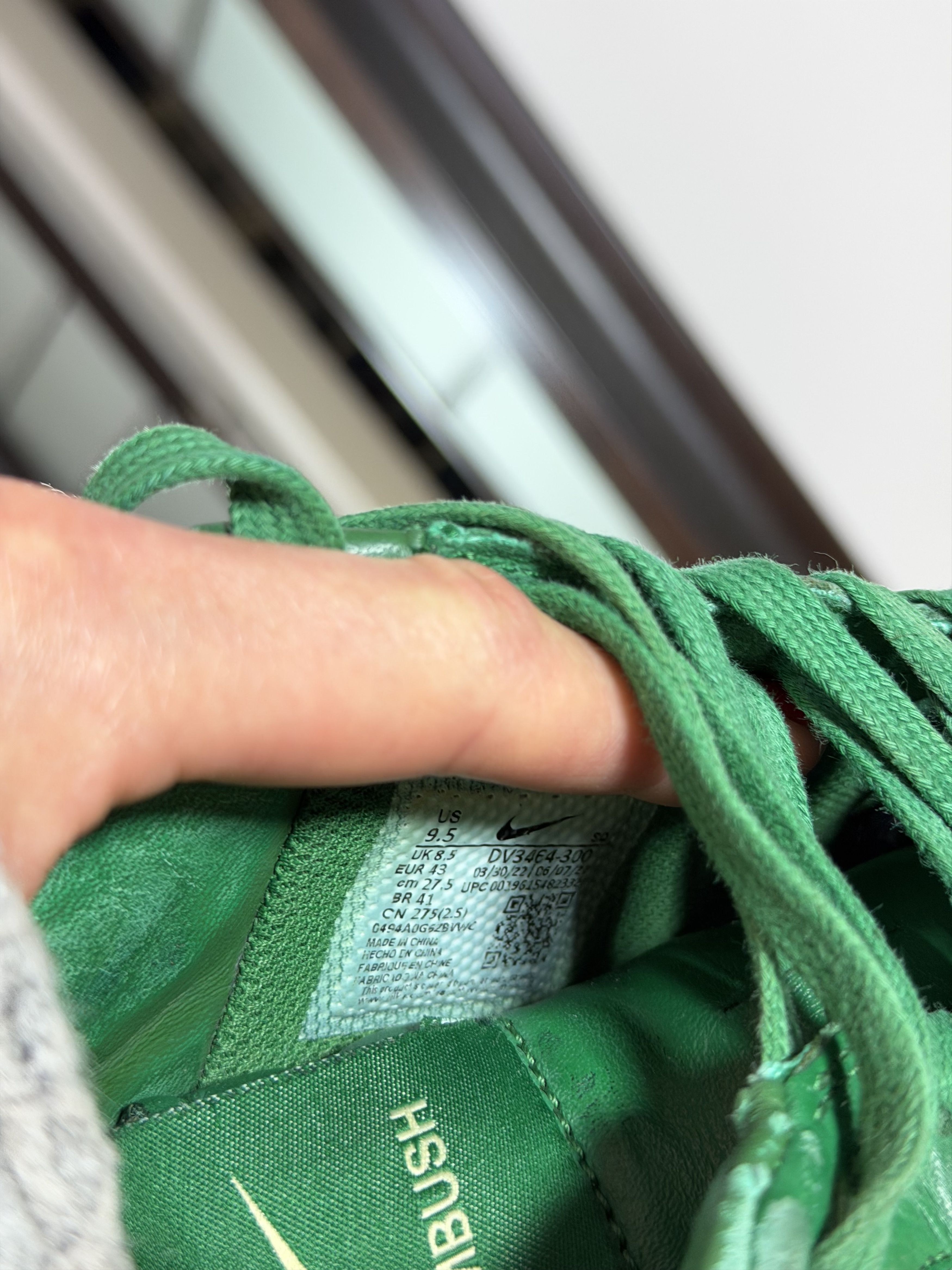 Ambush Design × Nike Air Force 1 x AMBUSH® Pine Green and Citron Low Top Sneakers Size US 9.5 / EU 42-43 - 15 Thumbnail