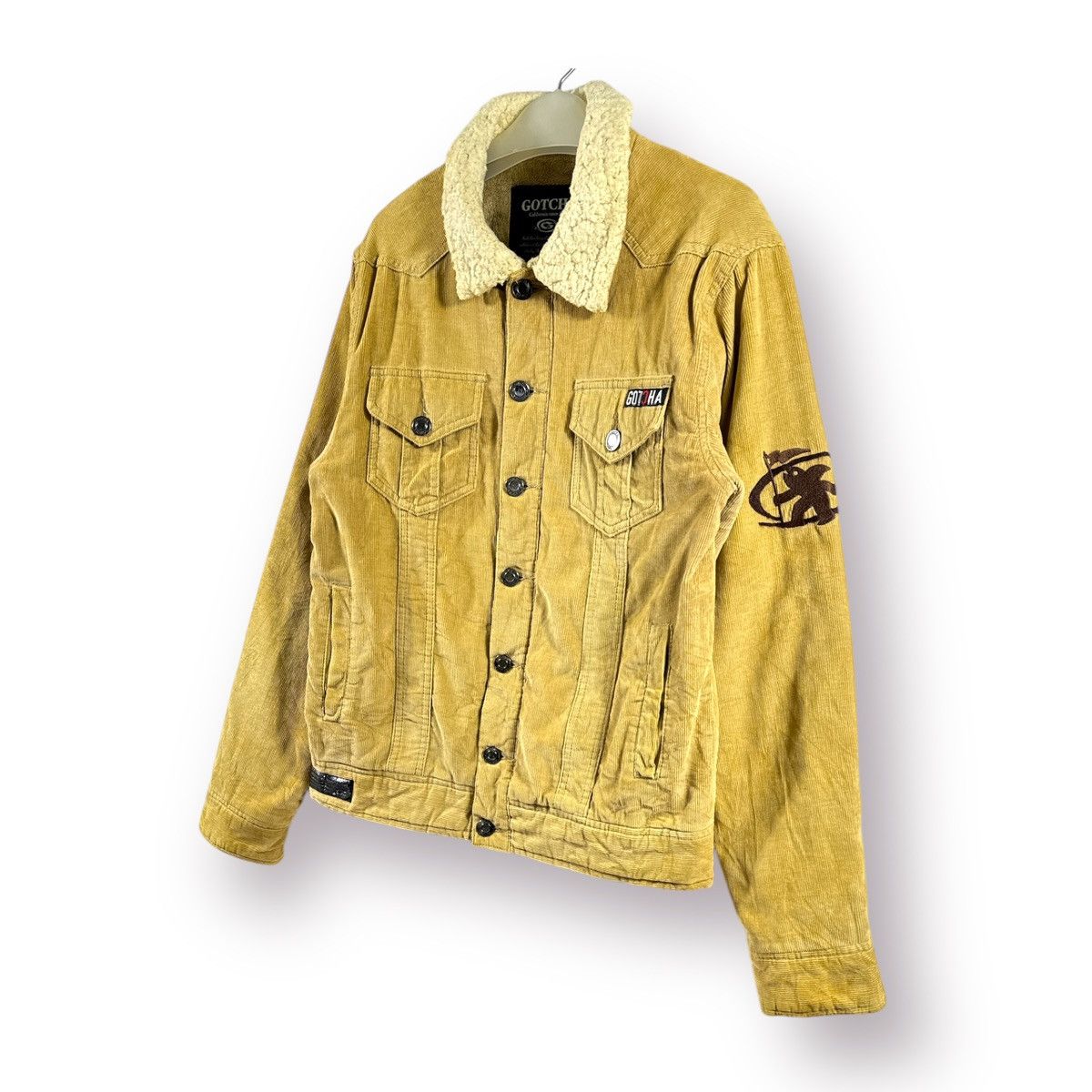 Gotcha × Japanese Brand 🔥 GOTCHA SURFING JAPAN CORDUROY TRUCKER JACKET - M Size US S / EU 44-46 / 1 - 2 Thumbnail