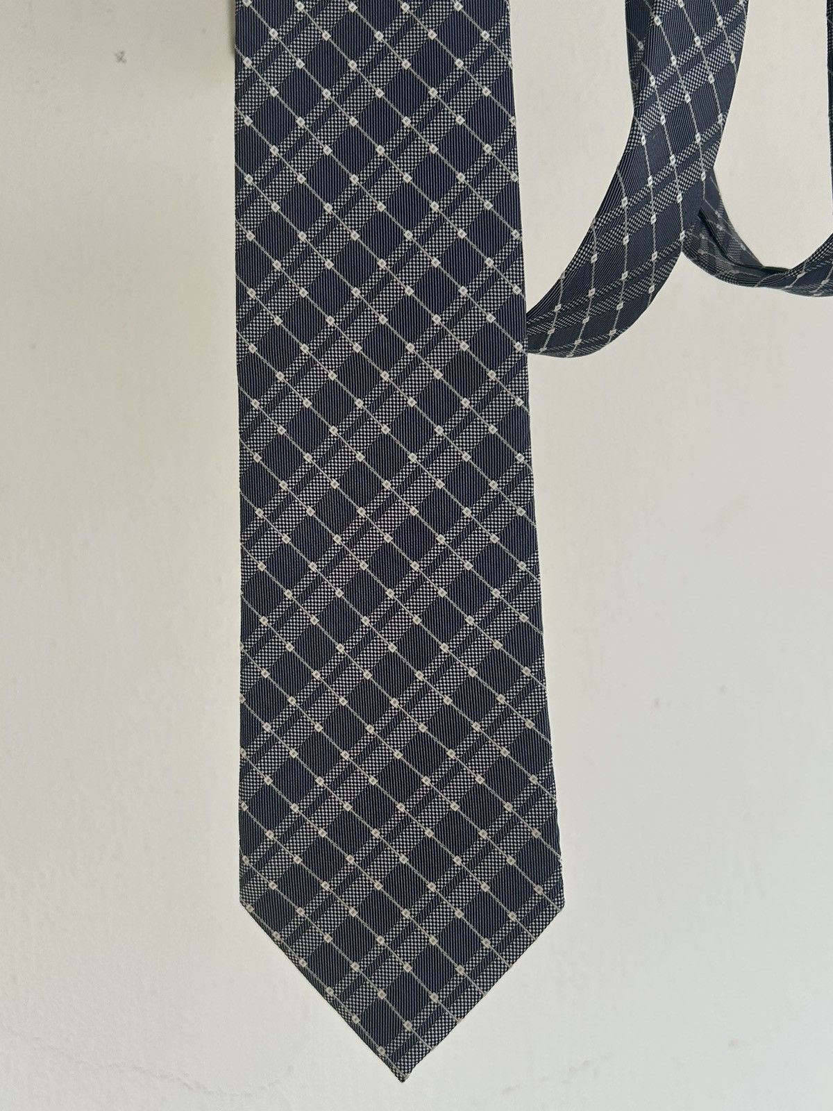 Mario Valentino Mario Valentino Vintage Tie Gray Size ONE SIZE - 3 Thumbnail