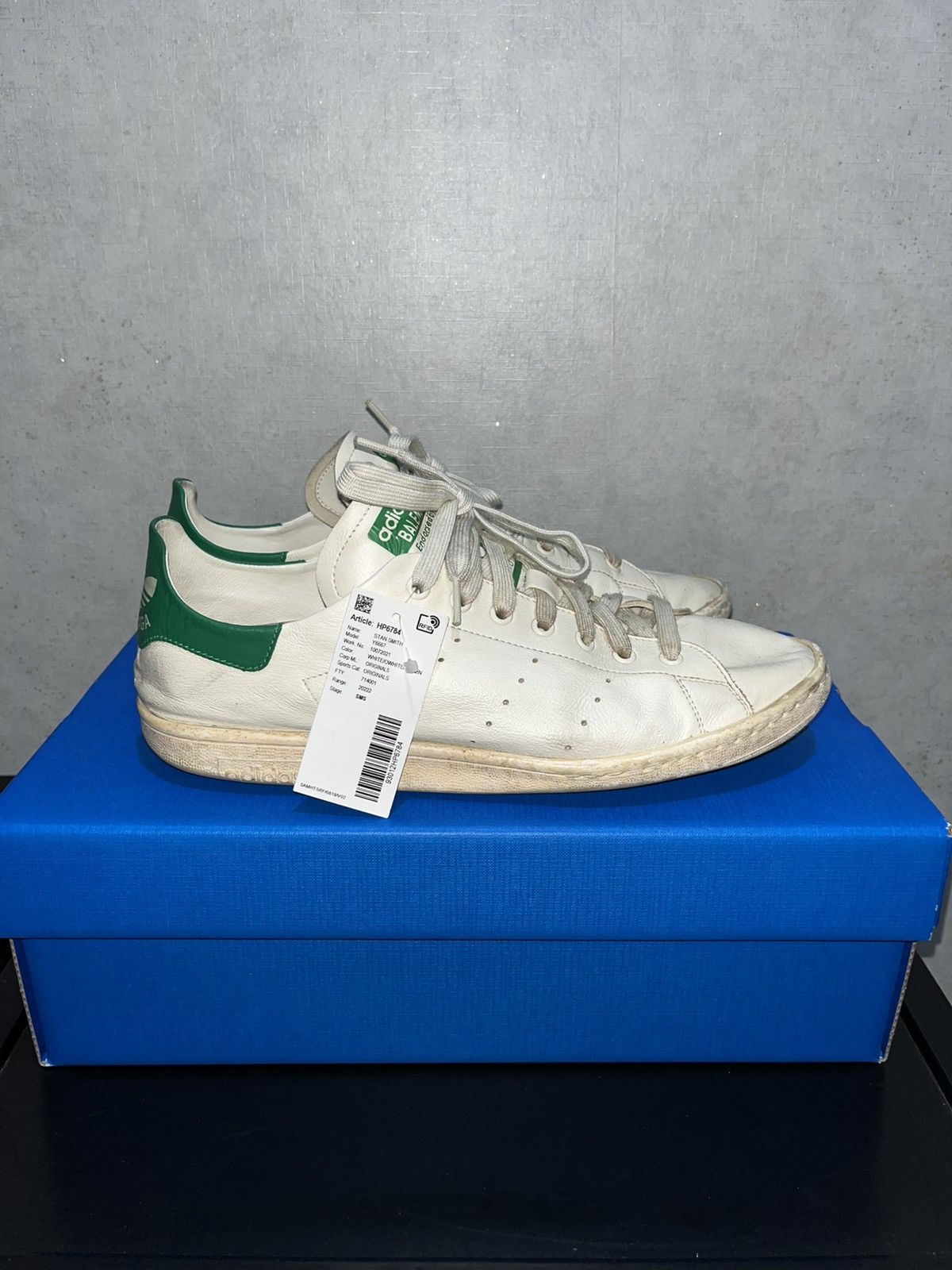 Adidas × Balenciaga Balenciaga x Adidas Stan Smith Worn Green
