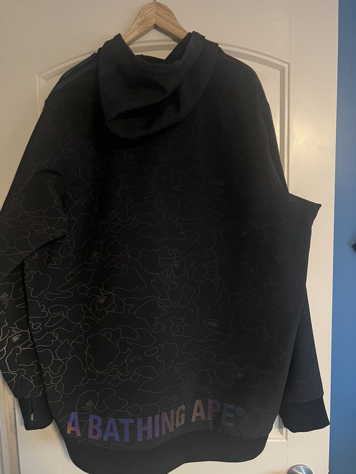 Adidas × Bape Bape X Adidas Tech Hoodie Size US XL / EU 56 / 4 - 4 Thumbnail