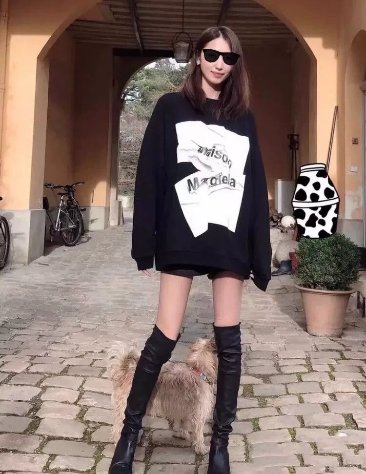 Maison Margiela Maison Margiela Black Sweatshirt Size S / US 4 / IT 40 - 1 Thumbnail