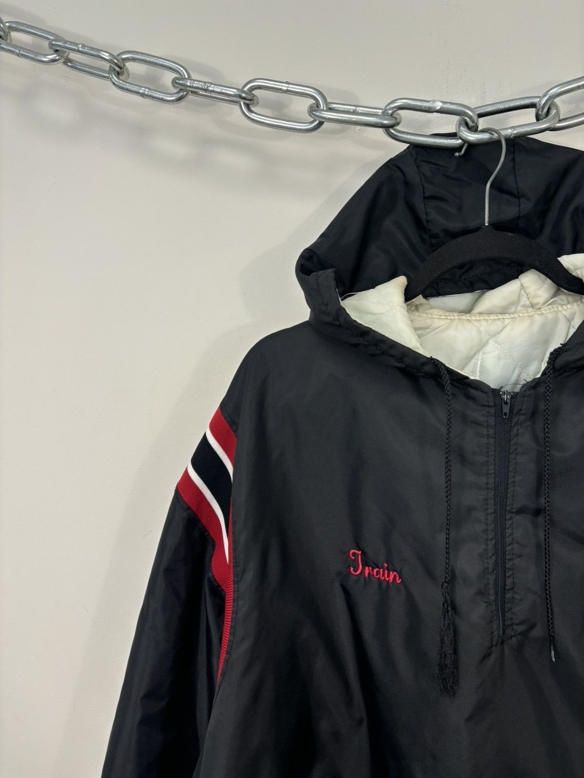 Delong Vintage 90s DeLong USA College Fairfield Rugby Anorak Jacket Size US XL / EU 56 / 4 - 4 Thumbnail