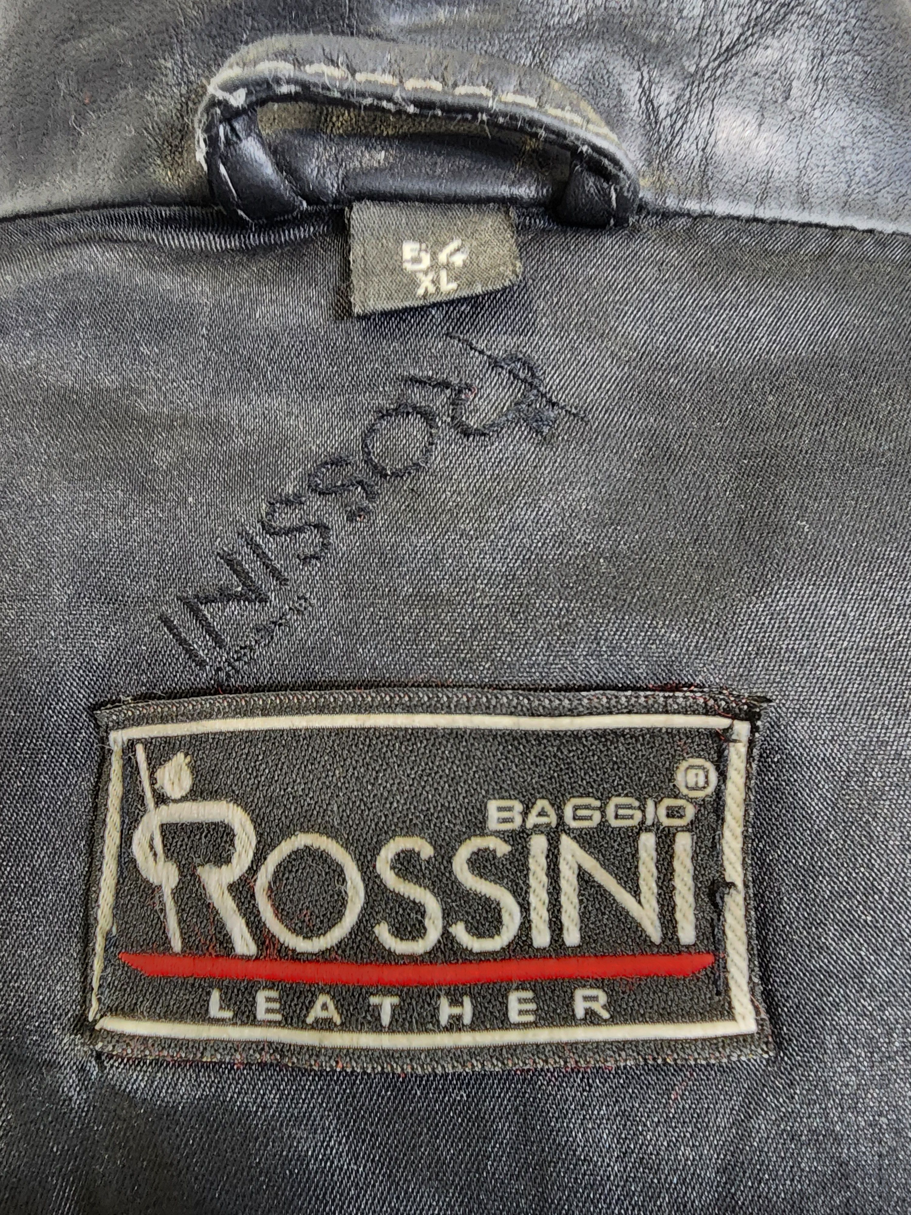 Genuine Leather Men's Black Genuine Leather Jacket: Zippered Pockets, Size US L / EU 52-54 / 3 - 9 Thumbnail