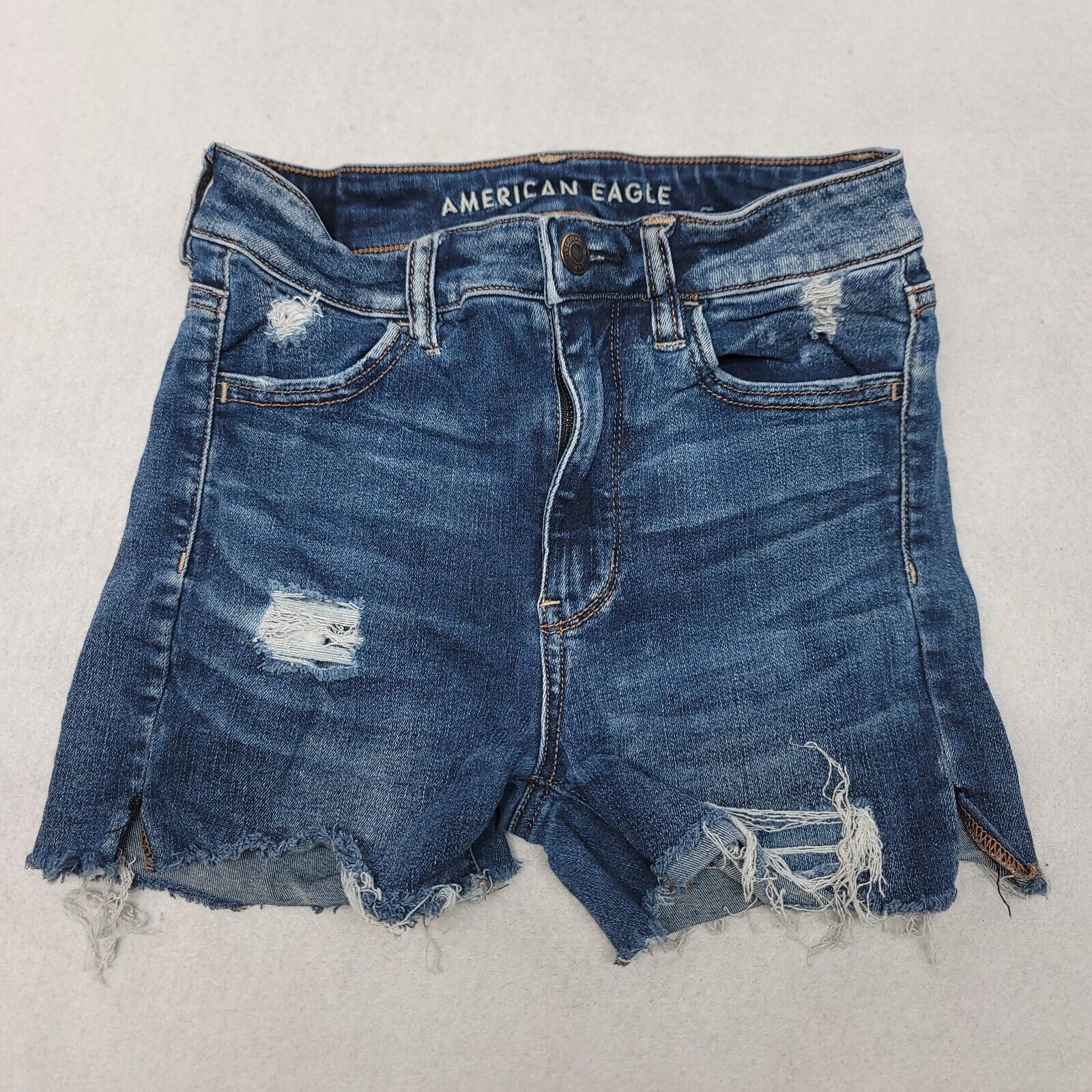 American Eagle Outfitters American Eagle Casual Denim Jean Shorts Womens Size 4 Blue Size 27" / US 4 / IT 40 - 1 Thumbnail
