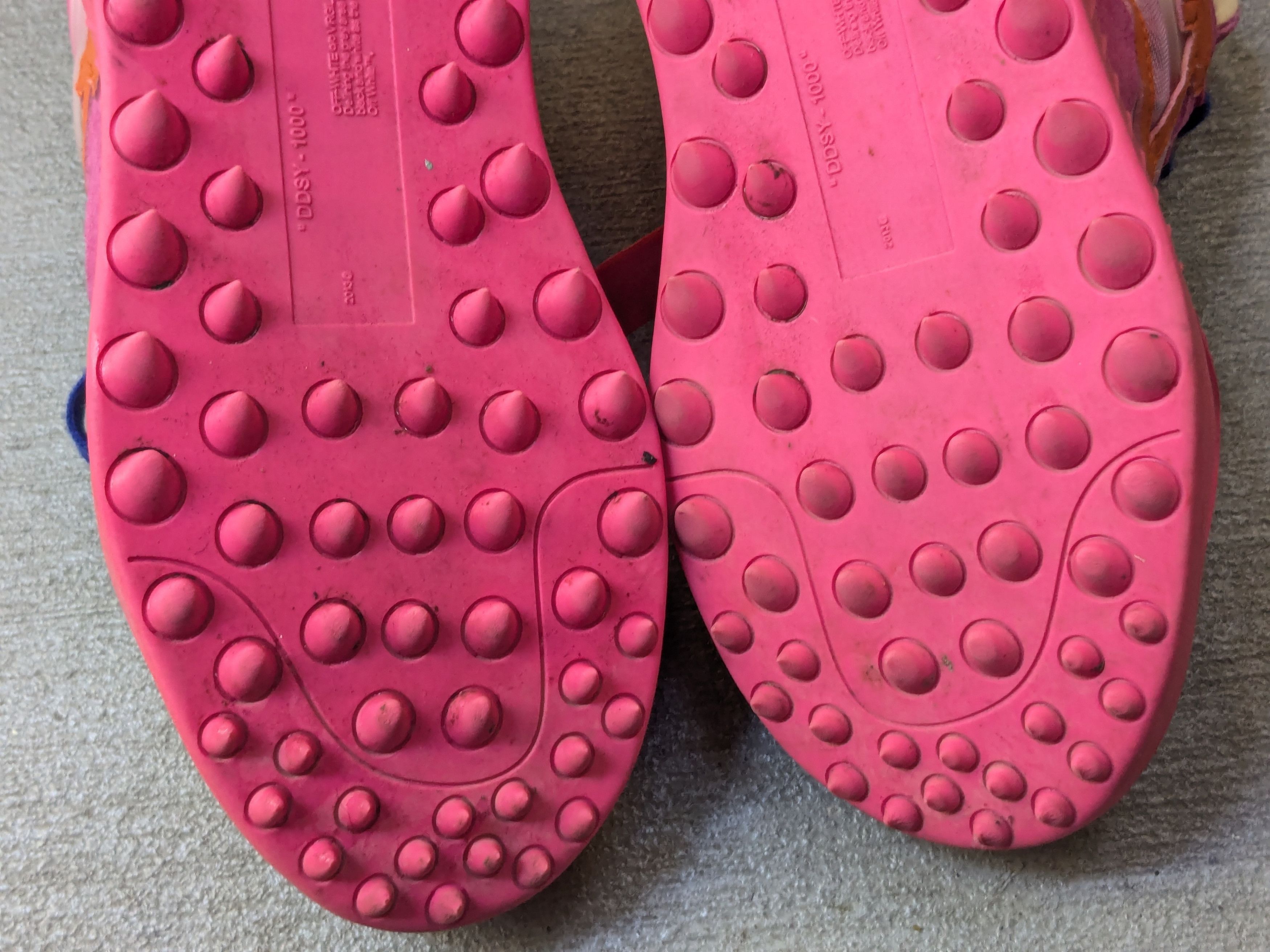 Off-White Off-White Odsy-2000 Sneakers Pink 7 40 Suede Size US 7 / EU 40 - 17 Thumbnail