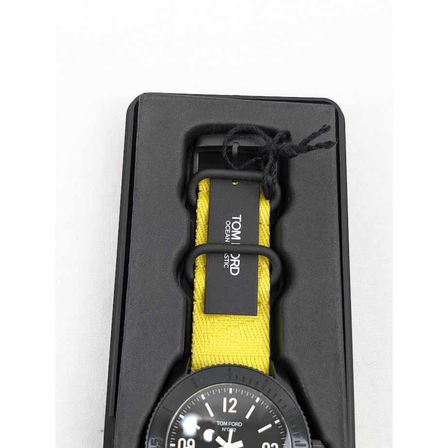 Tom Ford o1rshd1 Size: OS / Plastic Large Case Sports Watch in Yellow Size ONE SIZE - 5 Thumbnail