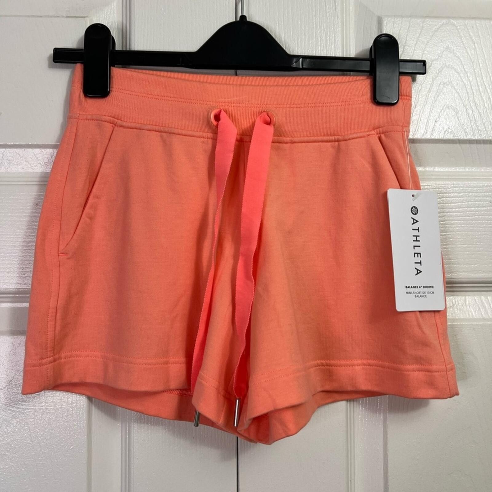 Other Athleta Women's Vibrant‎ Peach Athletic Shorts XXS Size 25" / US 0 / IT 36 - 1 Thumbnail