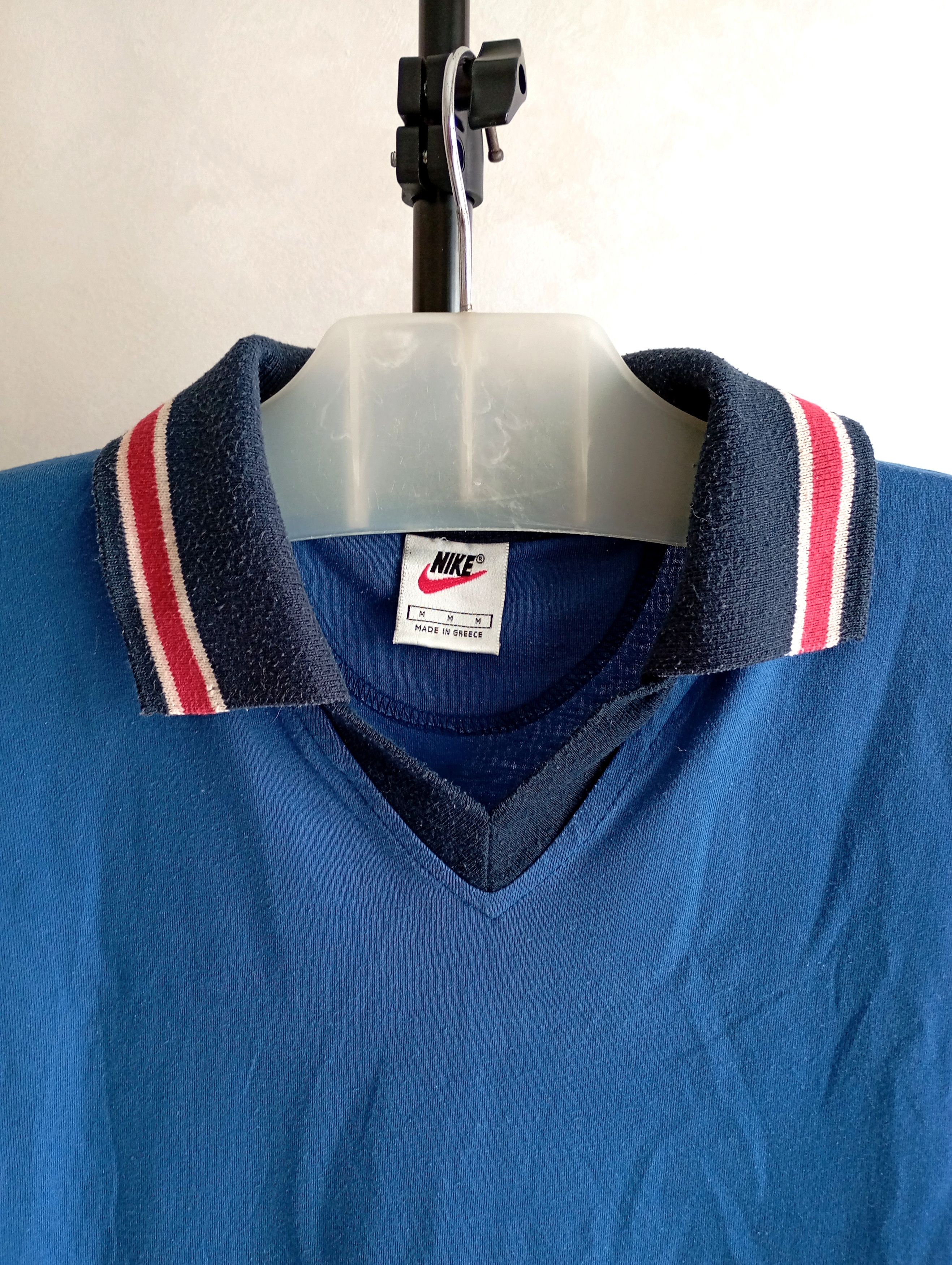 Nike × Vintage Nike Big Embroidered Logo Y2K Swoosh T-Shirt Size US M / EU 48-50 / 2 - 3 Thumbnail