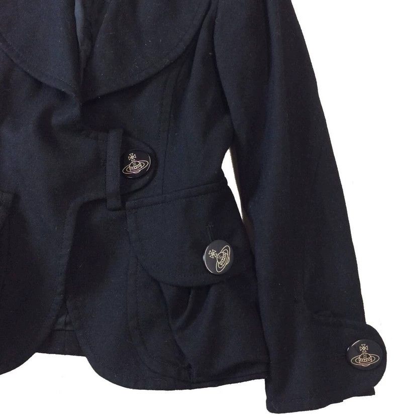 Vivienne Westwood Vivienne Westwood size1 Gray sleek wool coat Size S / US 4 / IT 40 - 3 Thumbnail