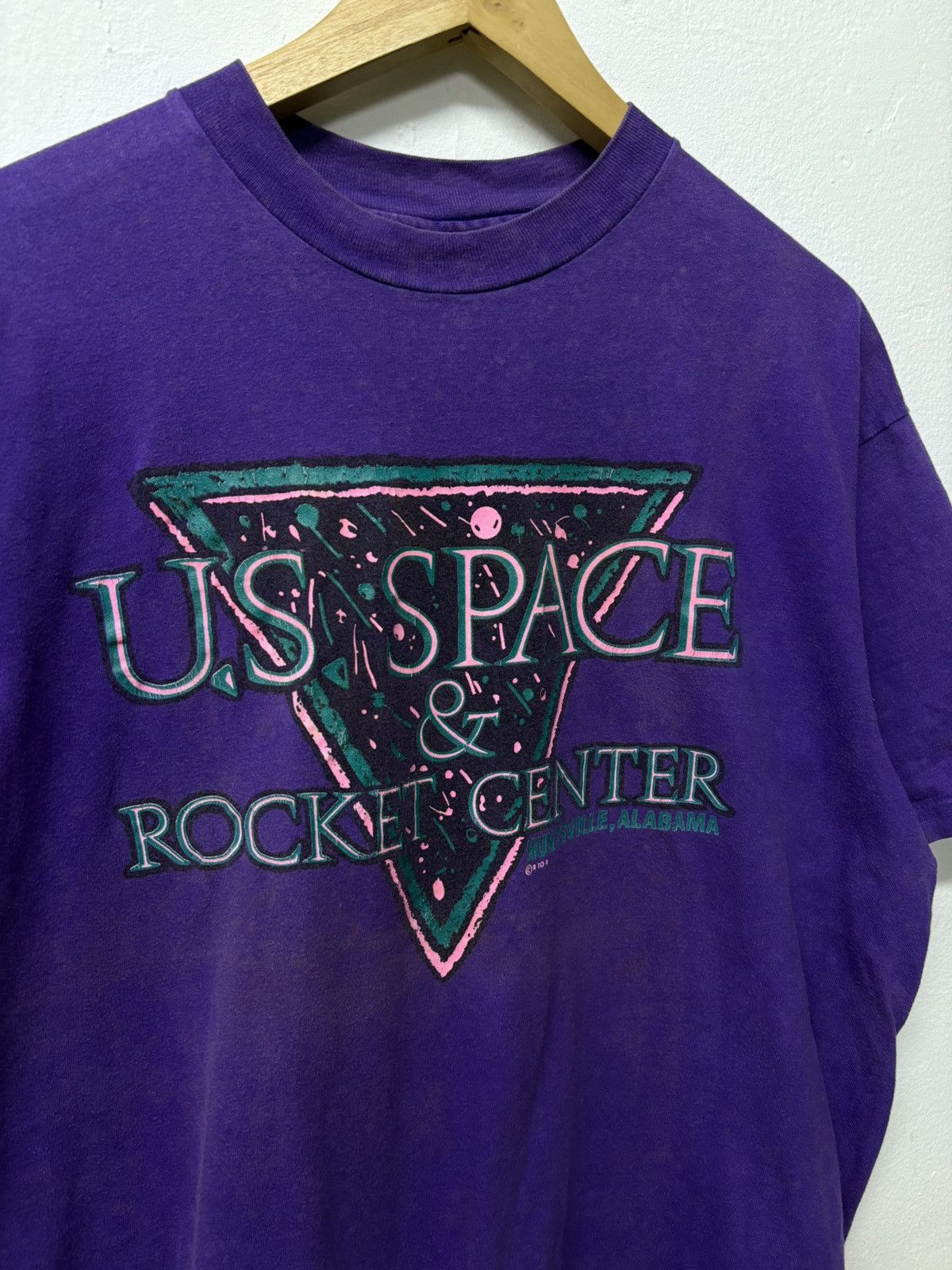 Vintage Vintage 90s US Space and Rocket Center T-Shirt Size US M / EU 48-50 / 2 - 3 Thumbnail