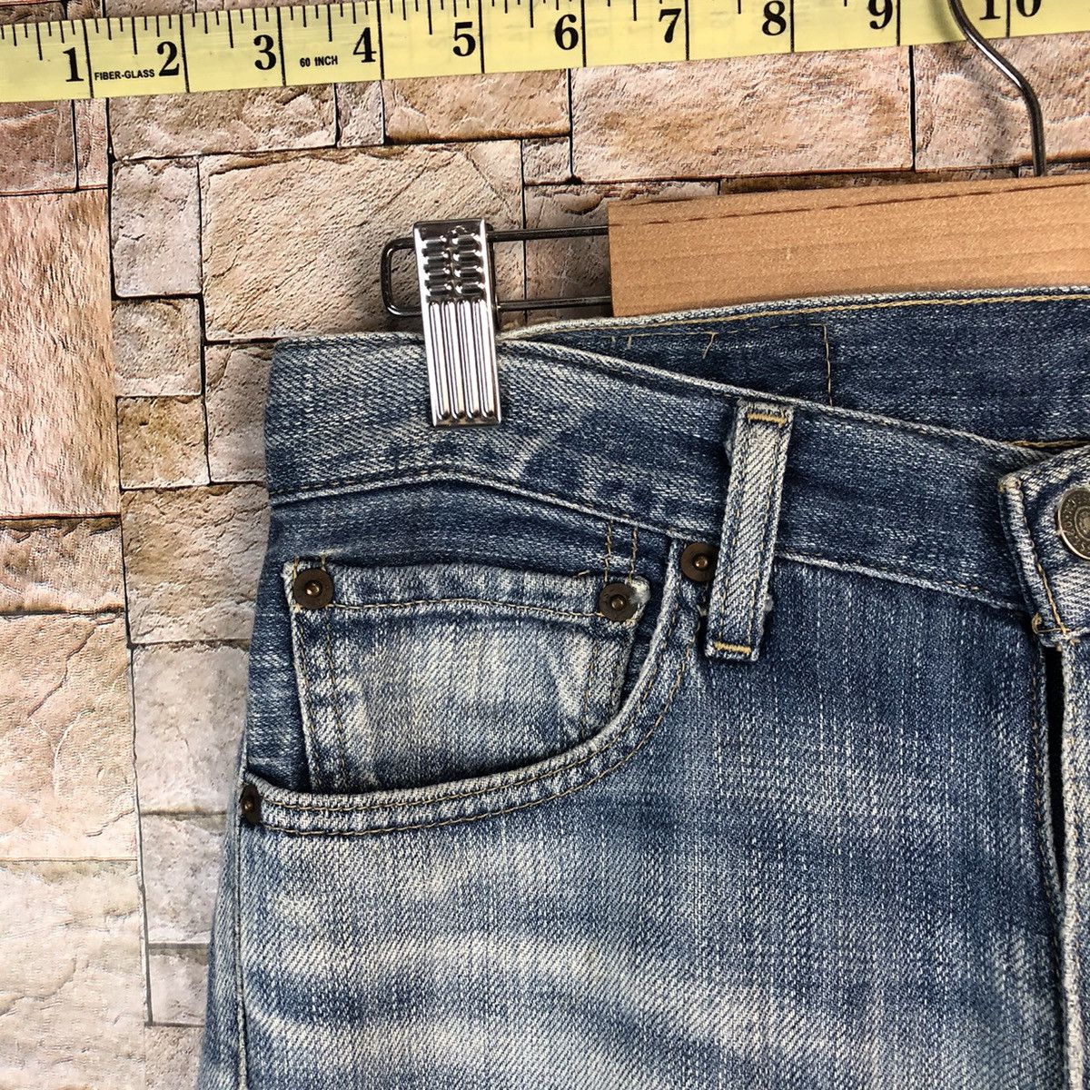 Levi's Levis Blue Distressed faded Denim Pants #A961 Size US 29 - 7 Thumbnail