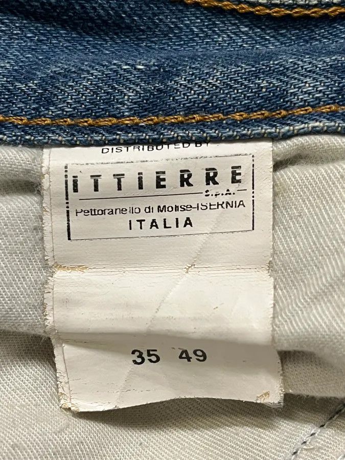 Just Cavalli 2000s Cavalli Faded Denim Distressed Denim Jeans Size US 32 / EU 48 - 13 Thumbnail