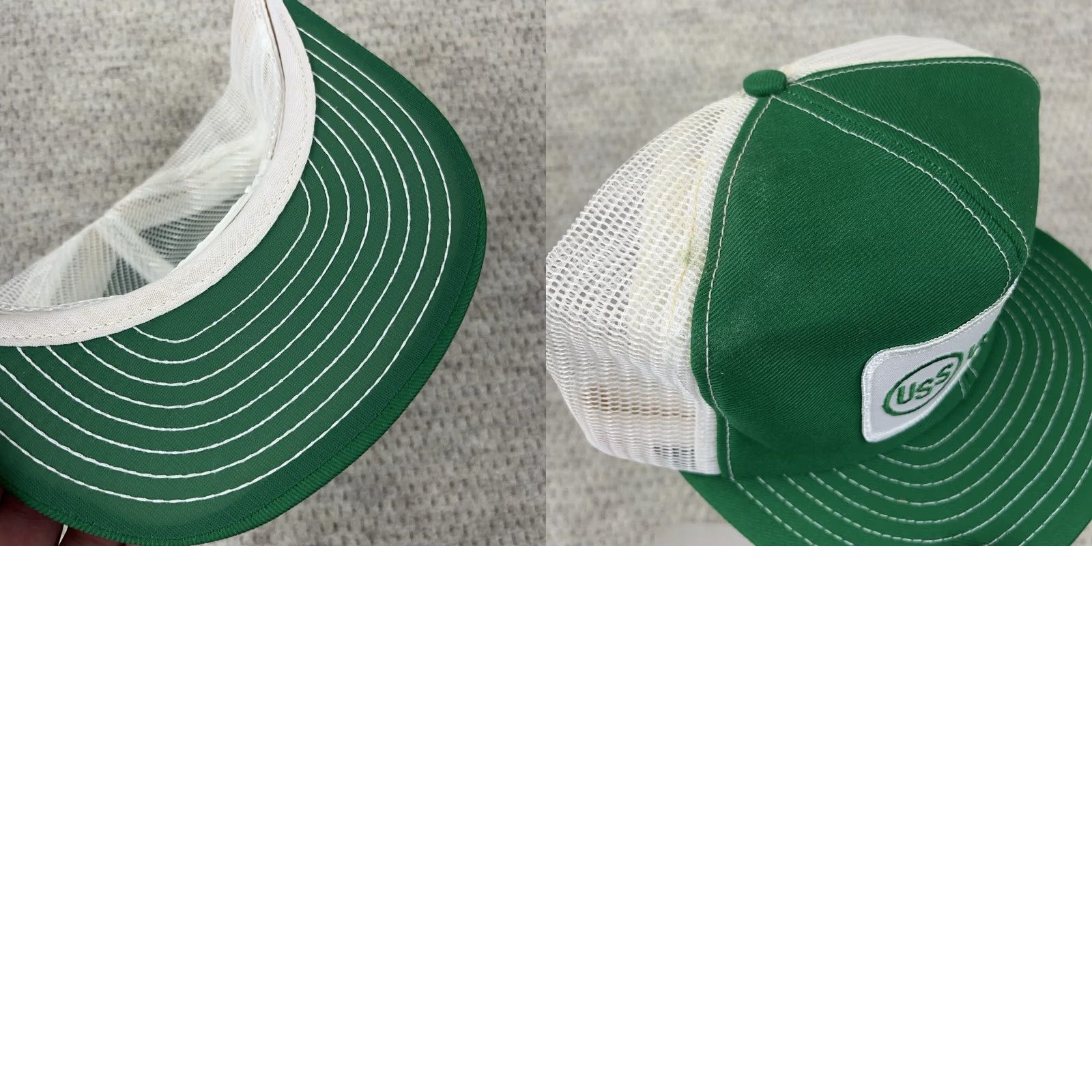 Vintage VINTAGE Louisville MFG Trucker Hat Cap USA 80s Farm Seed Patch Vertagreen Green Adult Mens One Size Size ONE SIZE - 8 Thumbnail