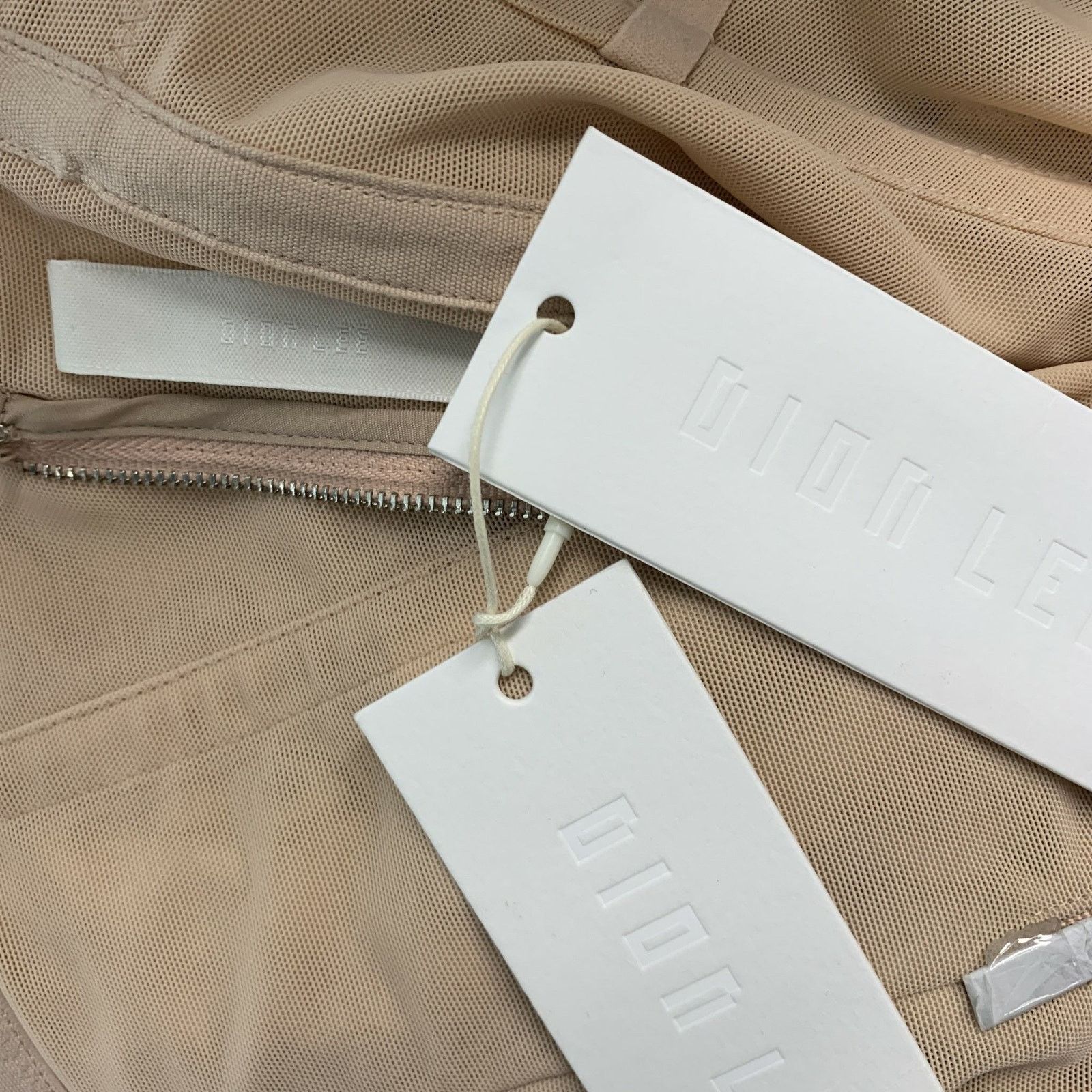 Dion Lee DION LEE Size 2 Nude Polyamide Eastane Body-Con Mini Dress Size M / US 6-8 / IT 42-44 - 4 Thumbnail